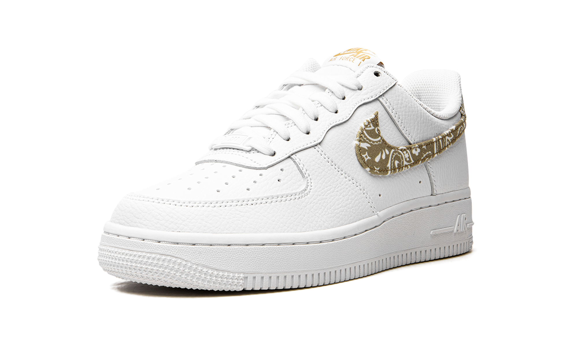 nike air force 1 low white barely women s+DJ9942-101+left diagnol single view