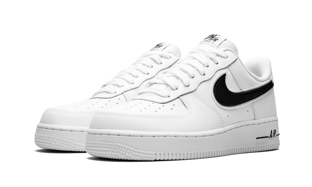 nike air force 1 low white black 2018+AO2423-101+diagnol left view