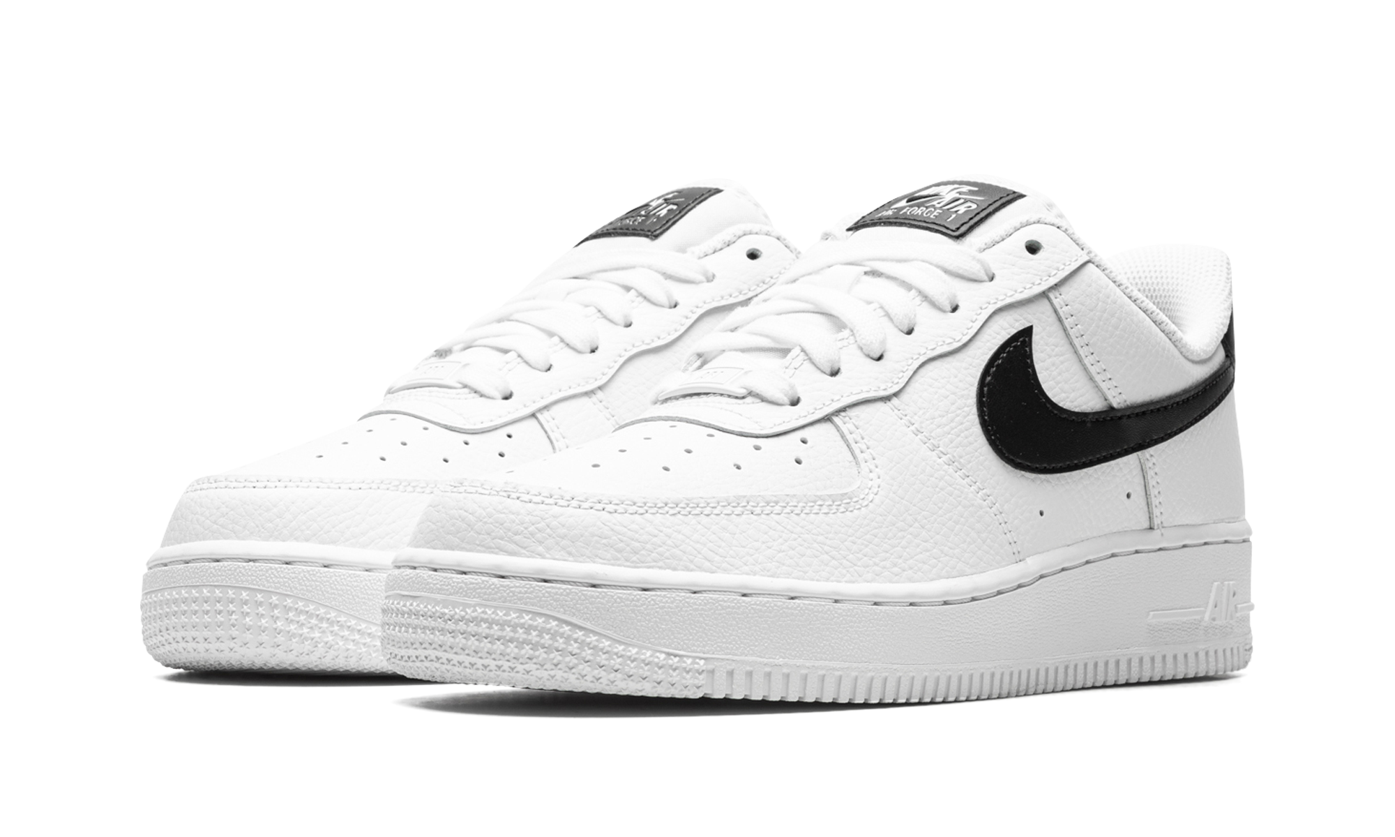 nike air force 1 low white black 2022 women s+DD8959-103+diagnol left view