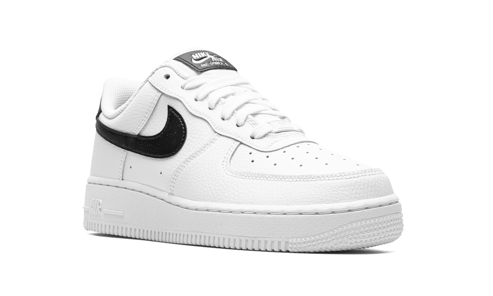 nike air force 1 low white black 2022 women s+DD8959-103+diagnol right view