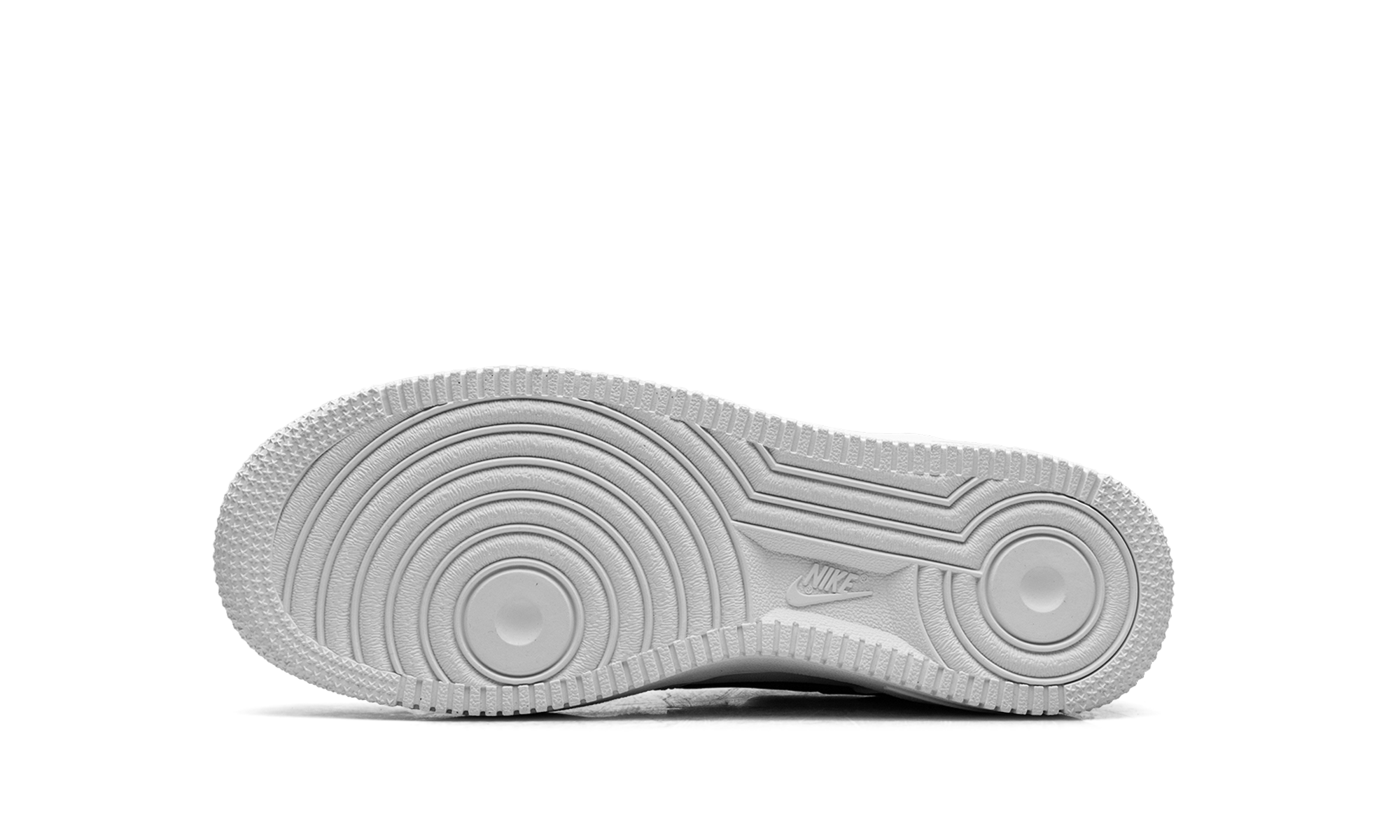 nike air force 1 low white black 2024 gs+FV5948-101+bottom view