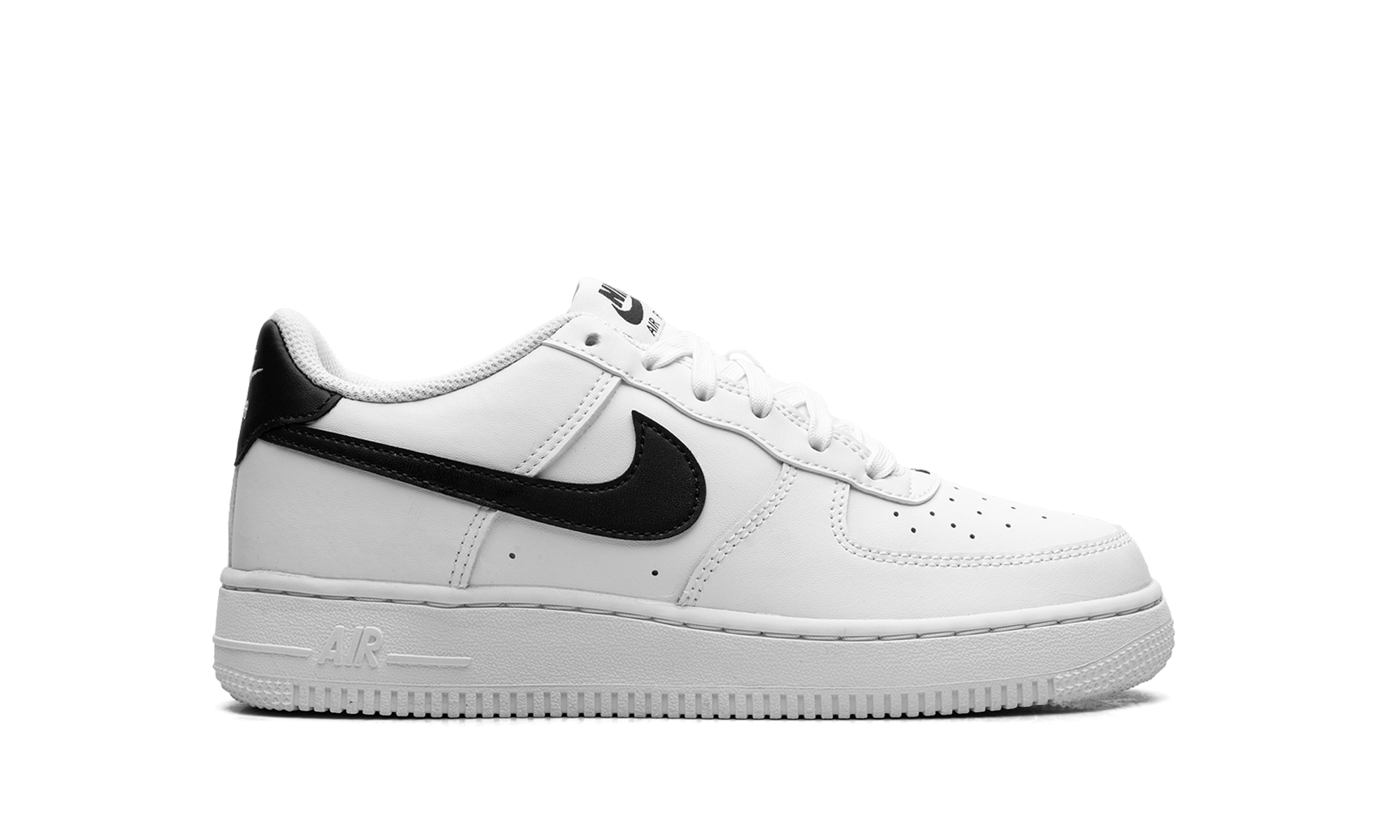 nike air force 1 low white black 2024 gs+FV5948-101+right view