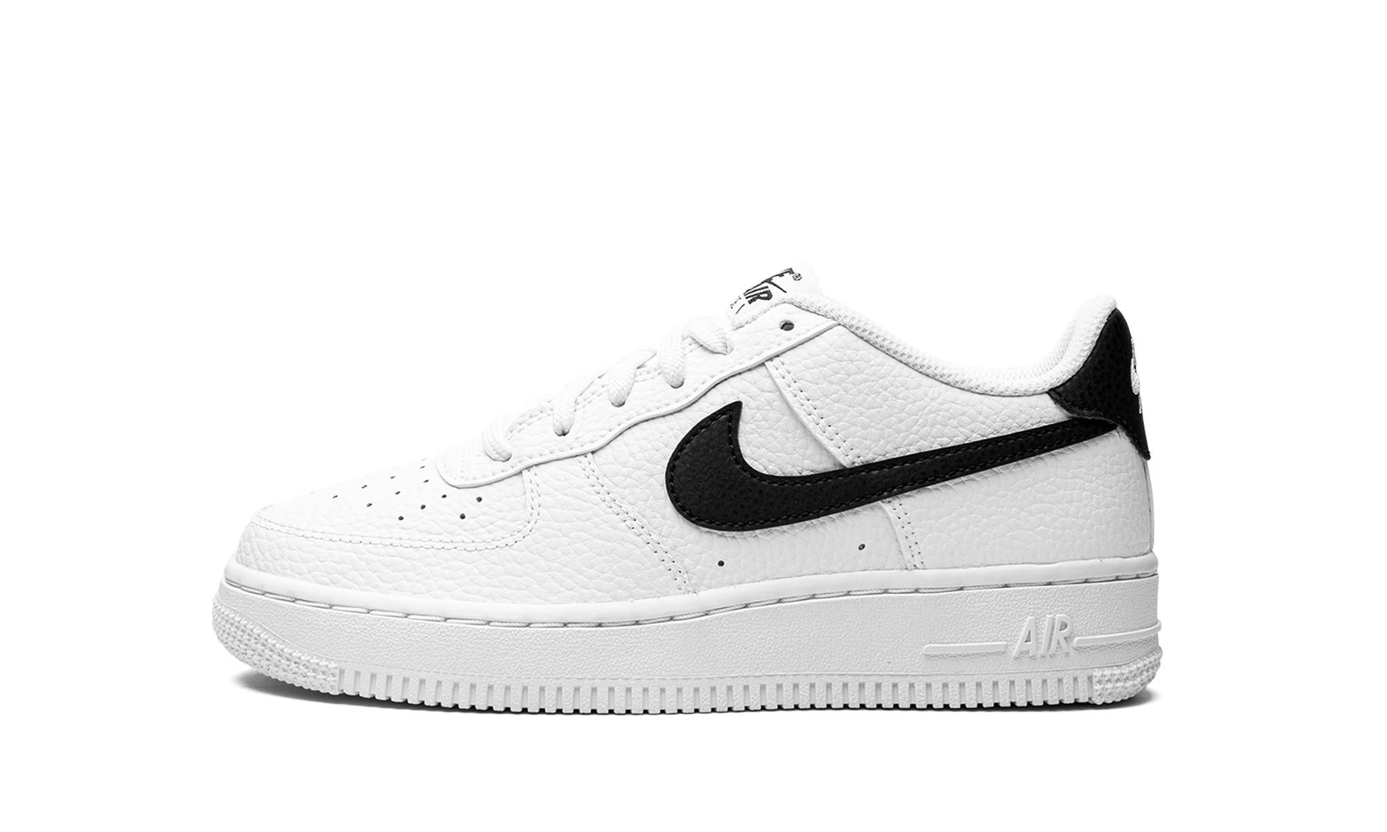 nike air force 1 low white black gs+CT3839-100+diagnol right view 1
