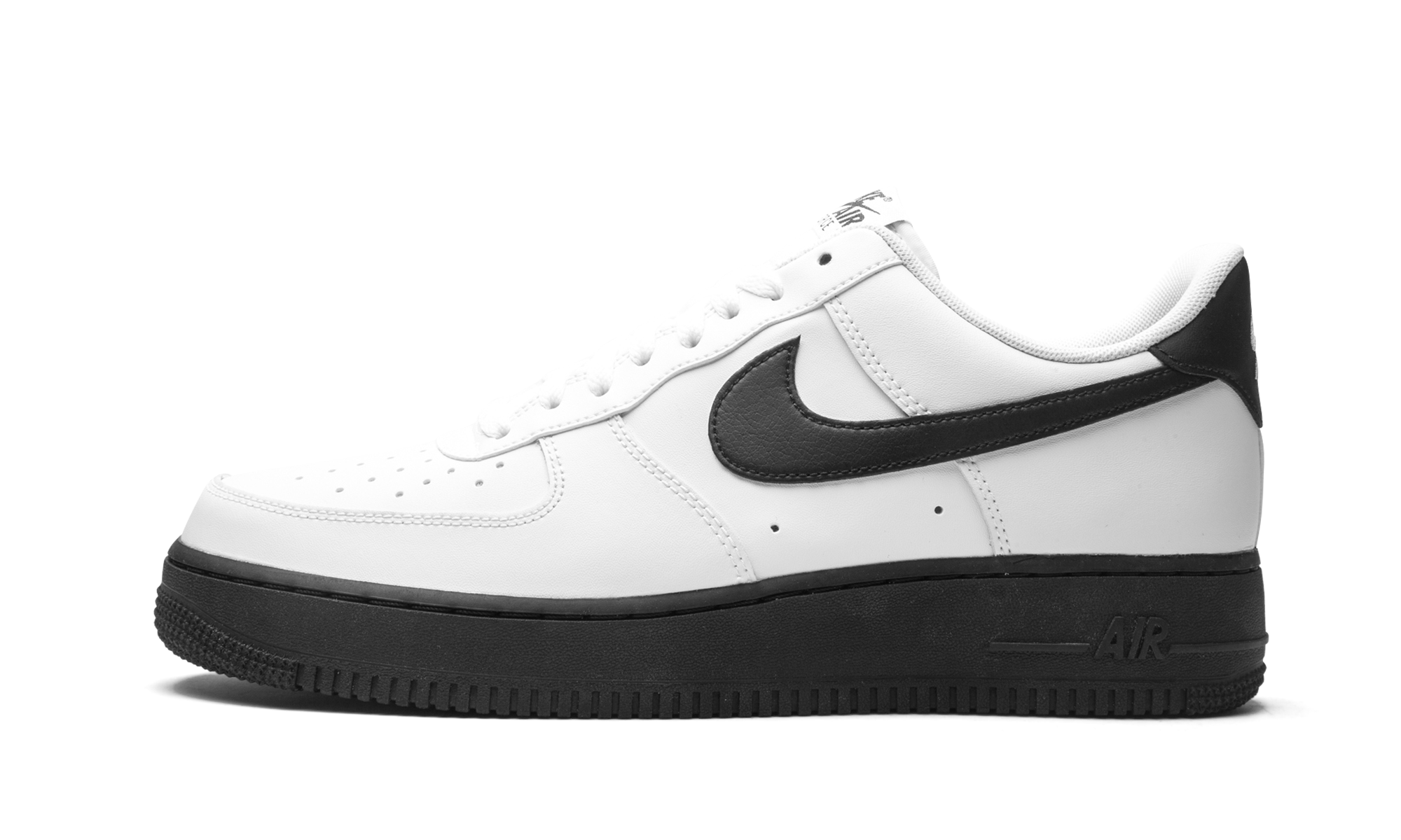 nike air force 1 low white black midsole+CK7663-101+diagnol right view 1