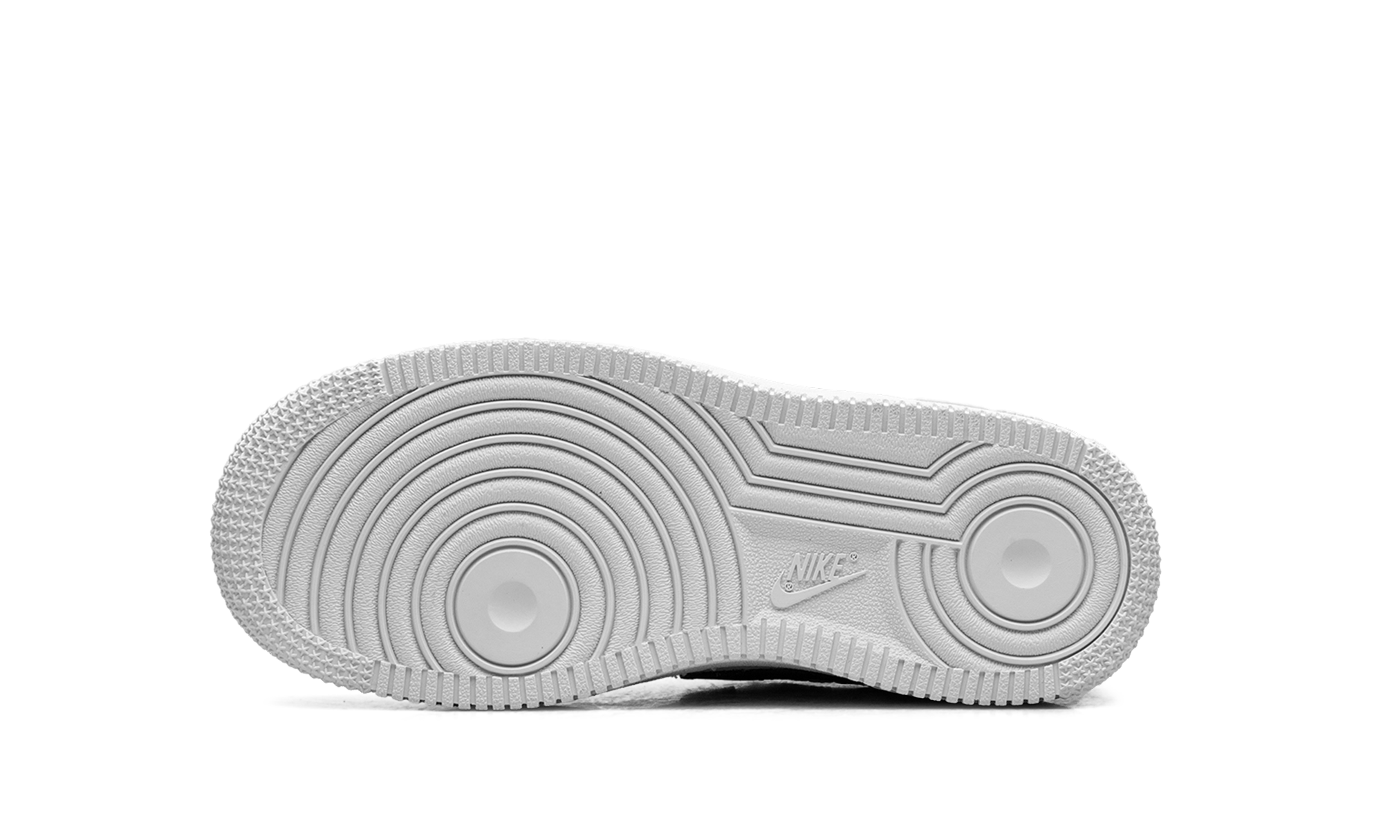 nike air force 1 low white black ps+CZ1685-100+bottom view