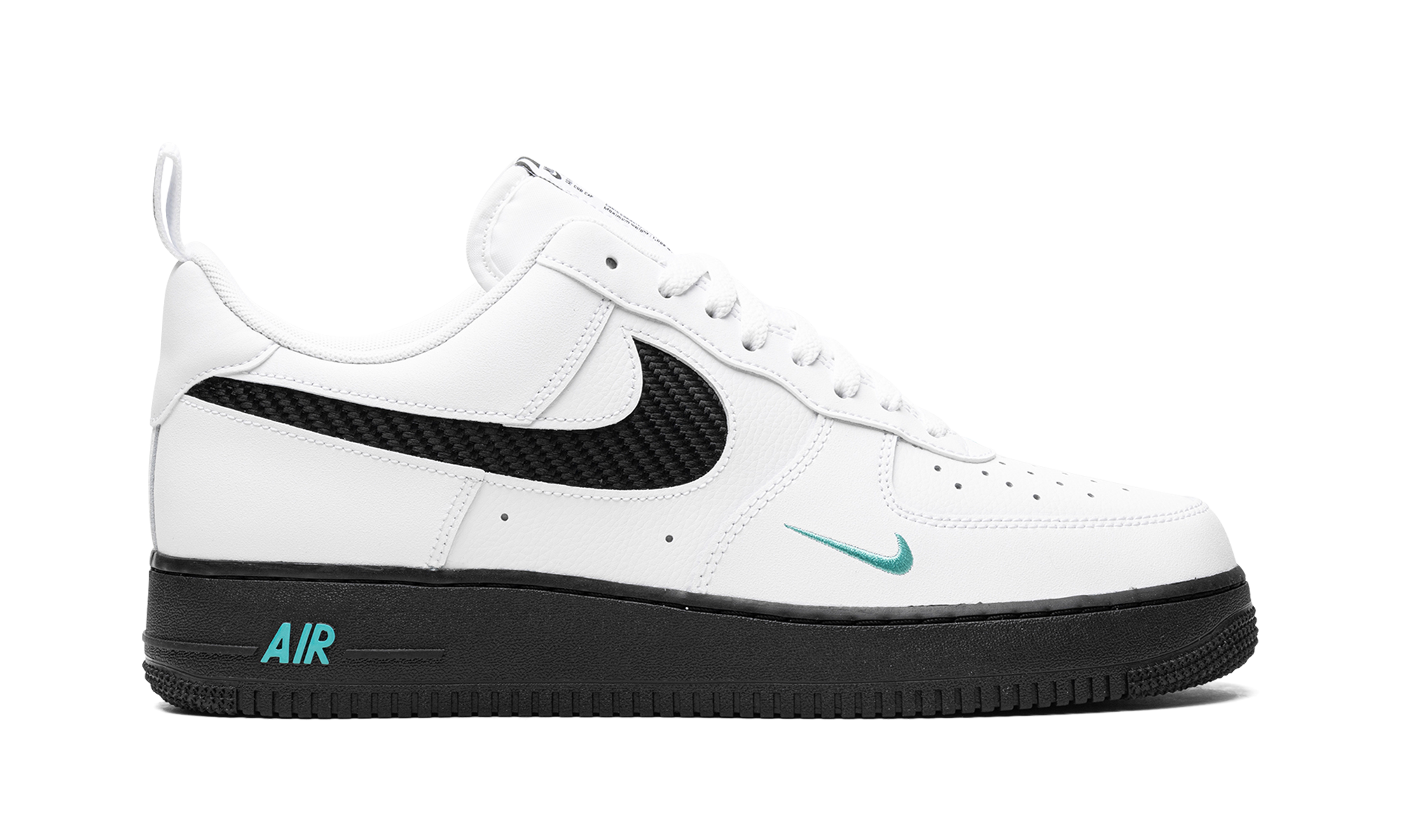 nike air force 1 low white black teal+DR0155-100+right view