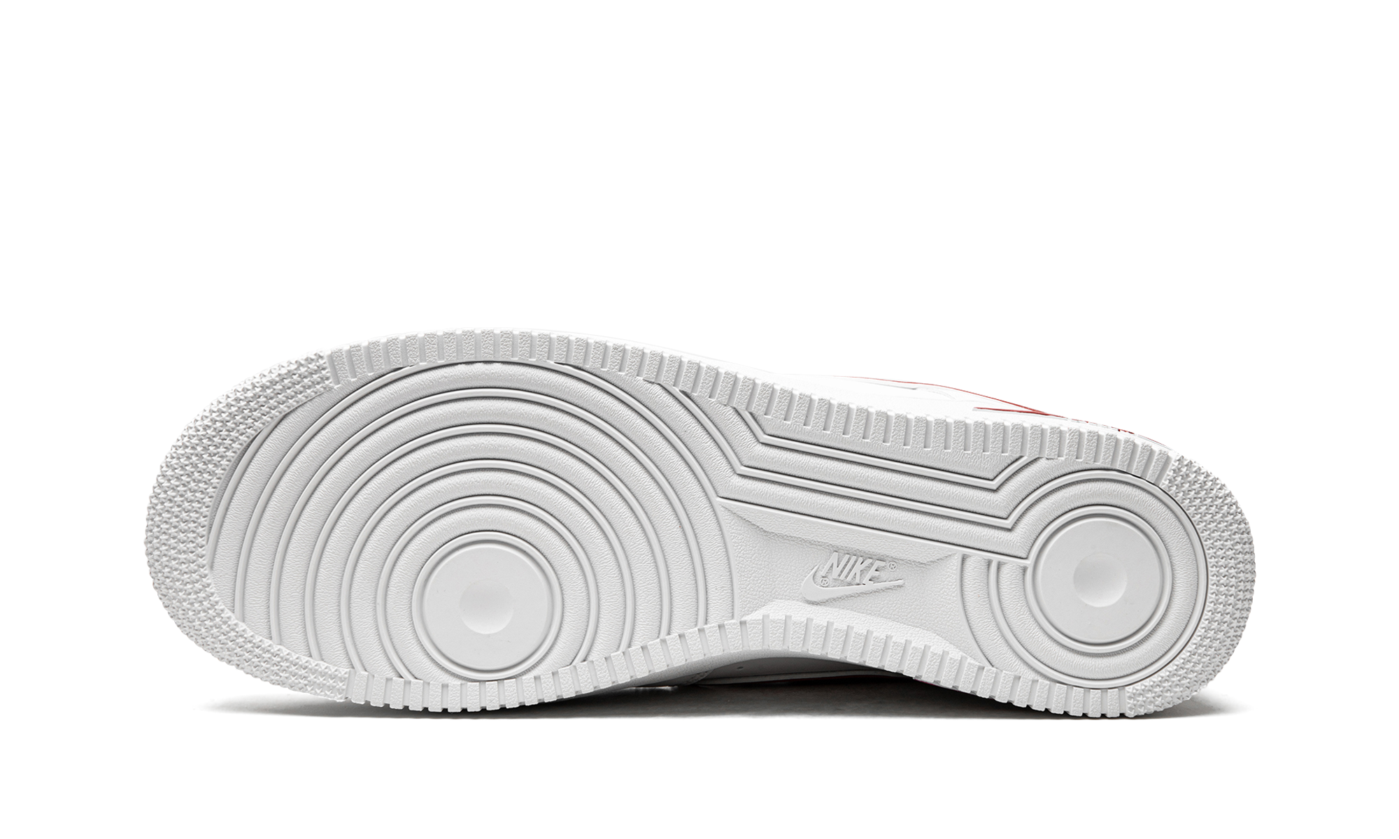 nike air force 1 low white gym red+AO2423-102+bottom view