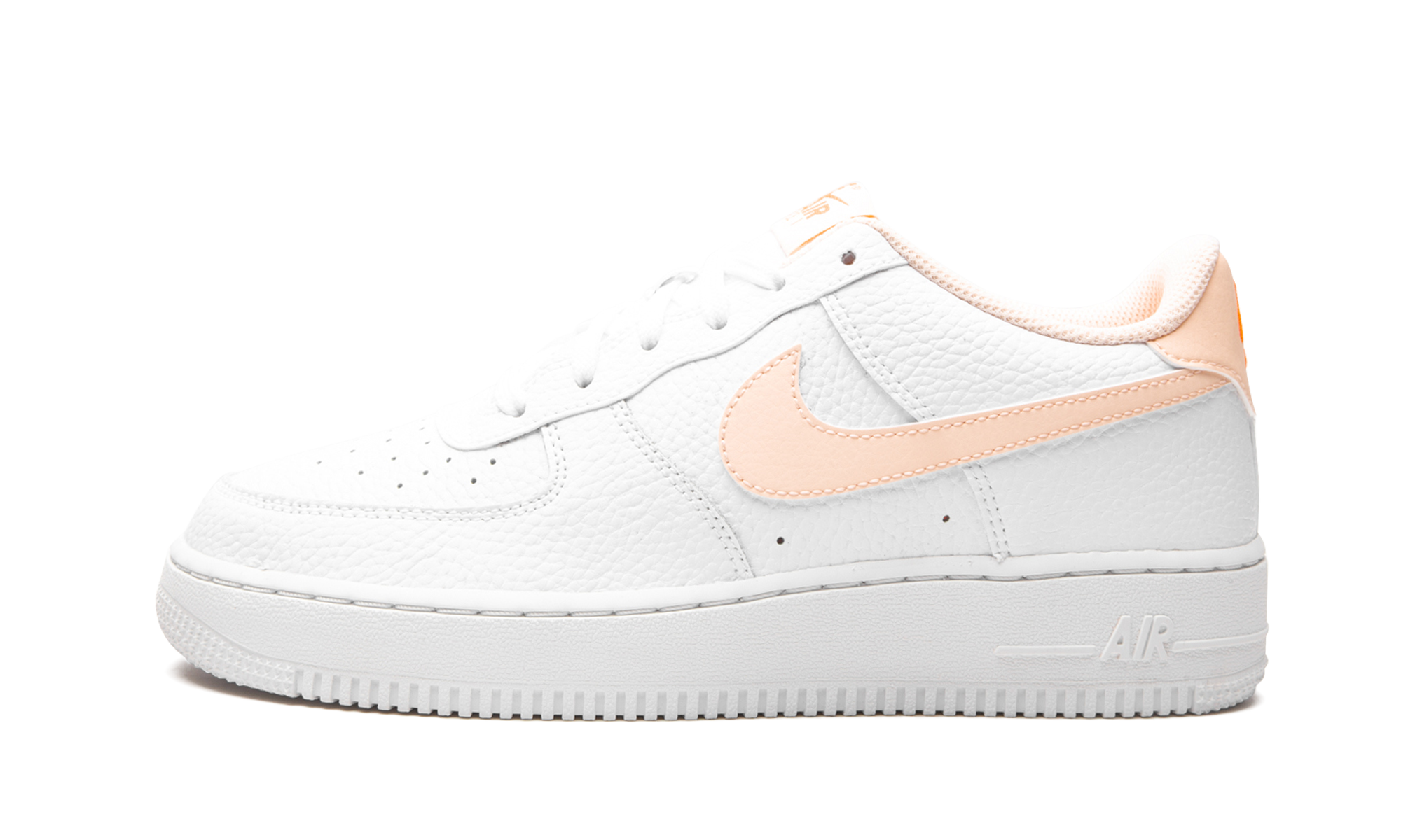 nike air force 1 low white hyper crimson gs+CT3839-102+diagnol right view 1