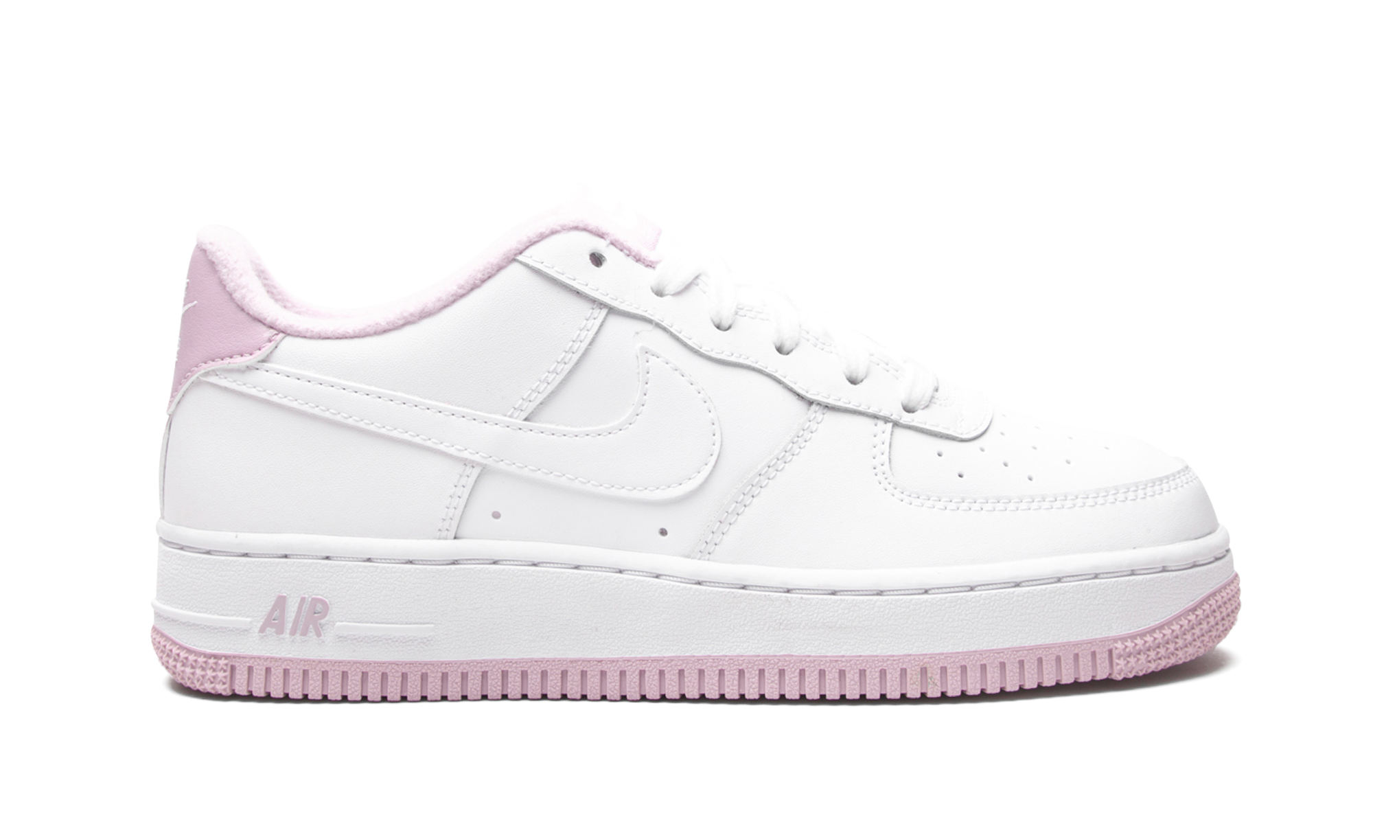 nike air force 1 low white iced lilac gs+CD6915-100+right view