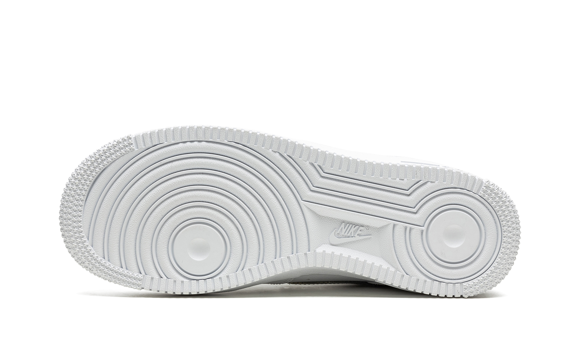nike air force 1 low white irisdescent women s+CJ1646-100+bottom view