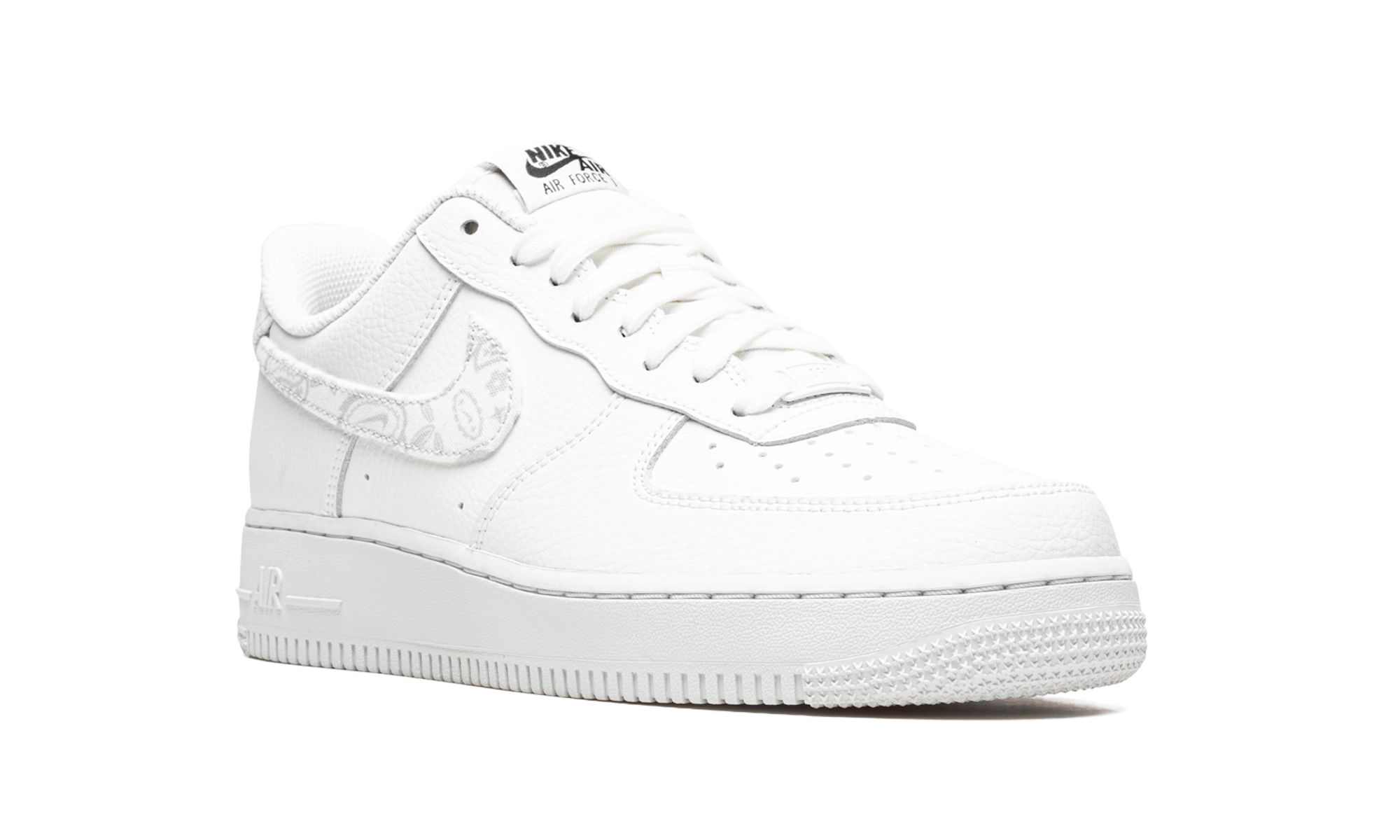 nike air force 1 low white paisley women s+DJ9942-100+diagnol right view