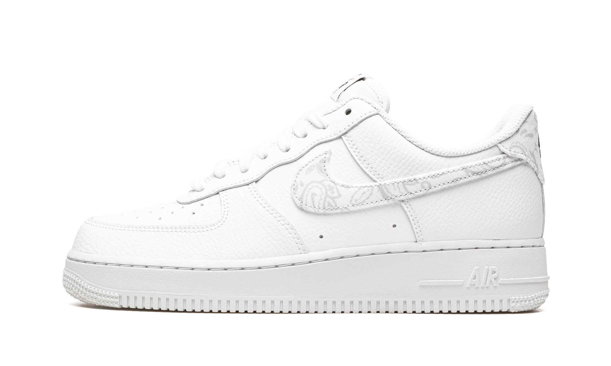 nike air force 1 low white paisley women s+DJ9942-100+diagnol right view 1