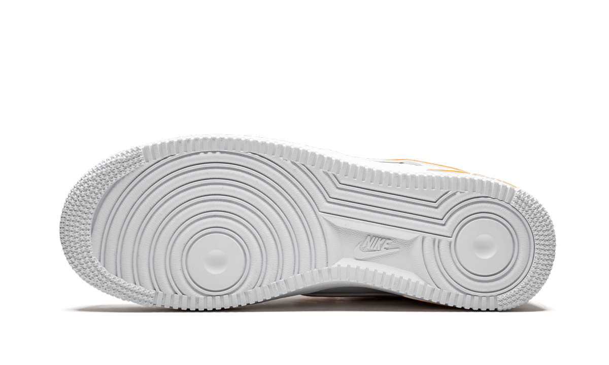 nike air force 1 low white university gold+AO2423-105+bottom view
