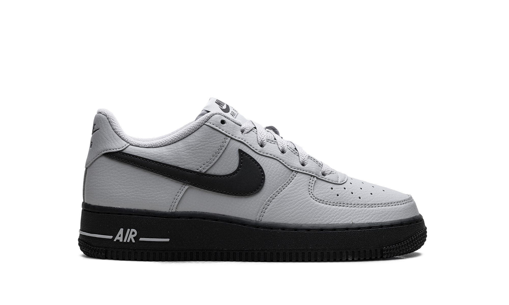 nike air force 1 low wolf grey dark smoke grey gs+HQ3807-002+right view