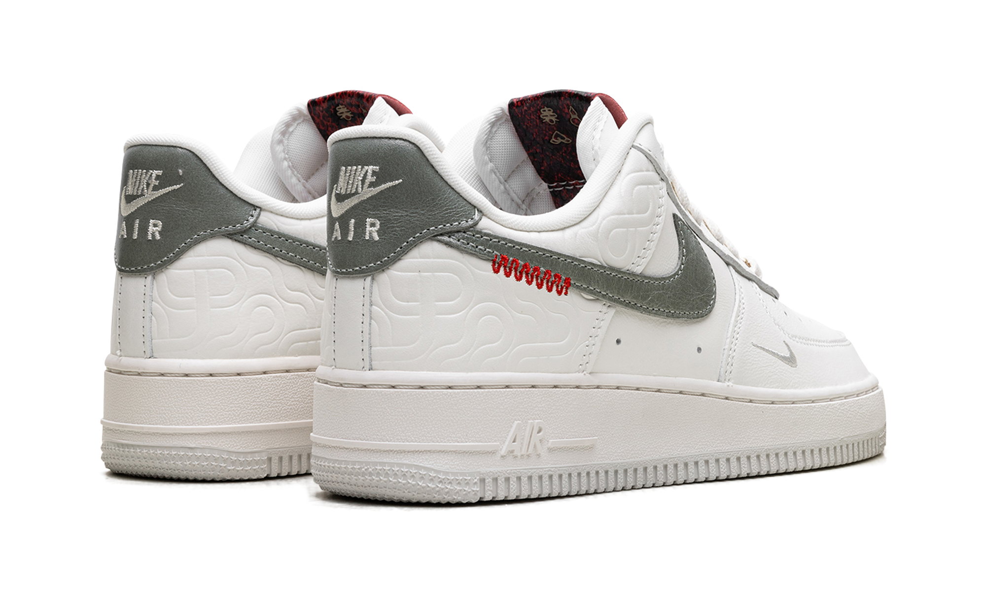nike air force 1 low year of the snake+HV5979-130+diagnol right behind view