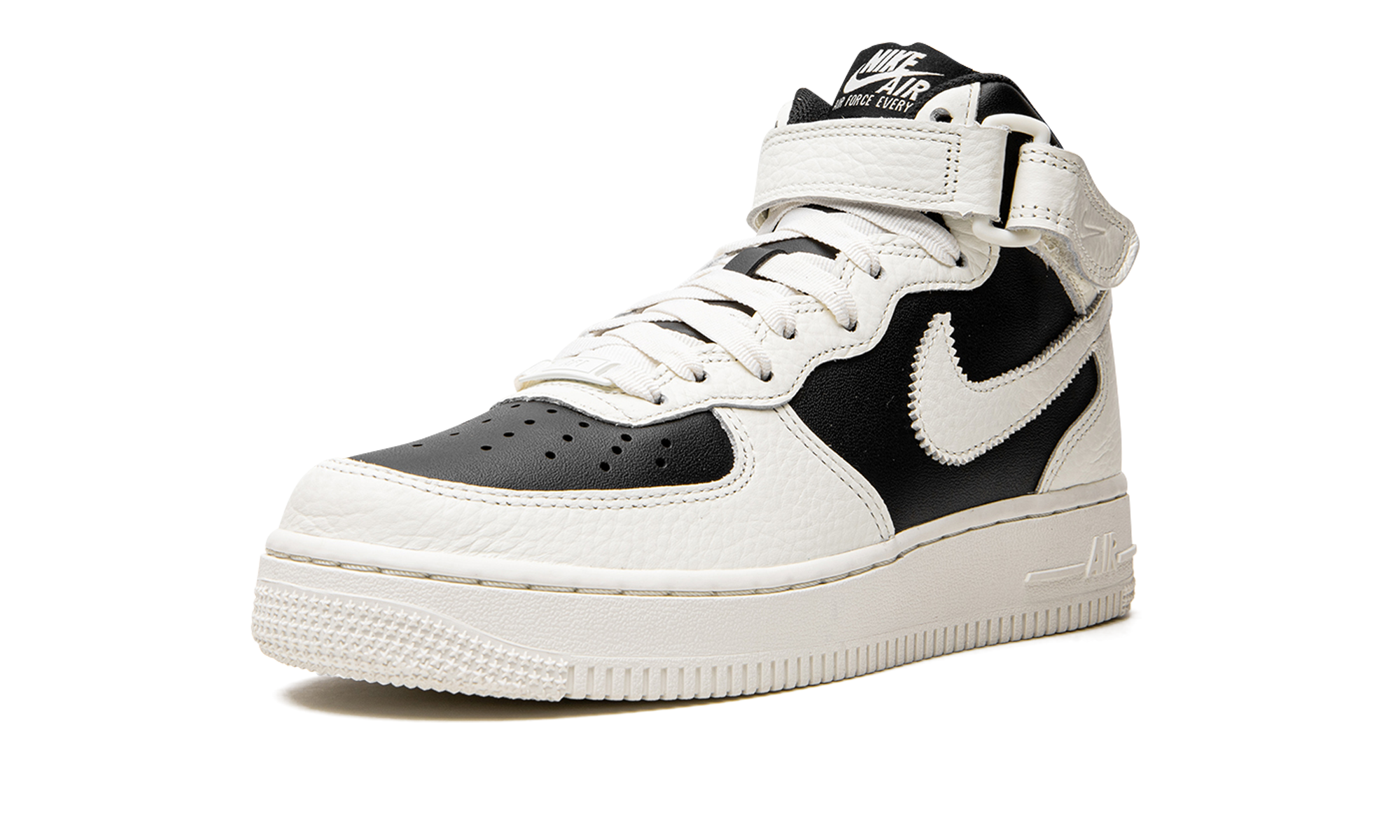 nike air force 1 mid 07 every 1 reverse panda women s+DV2224-001+left diagnol single view