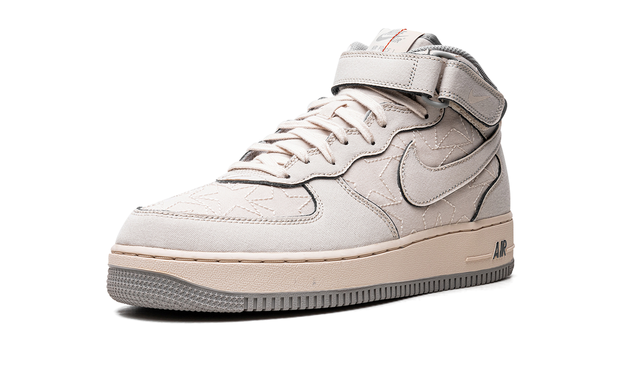 nike air force 1 mid 07 tear away pearl white+DZ5367-219+left diagnol single view