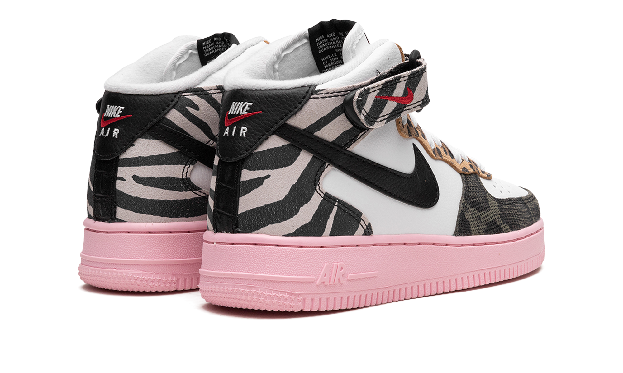 nike air force 1 mid 07 tunnel walk women s+DZ4841-100+diagnol right behind view