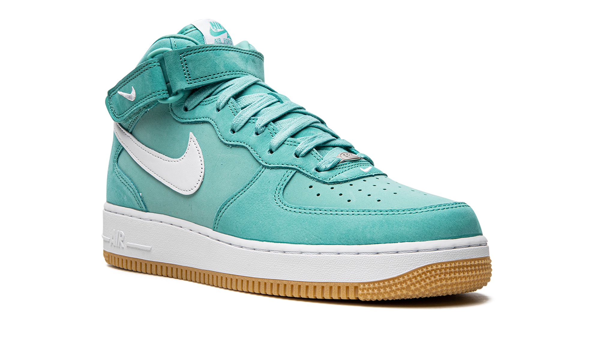 nike air force 1 mid 07 washed teal+DV2219-300+diagnol right view