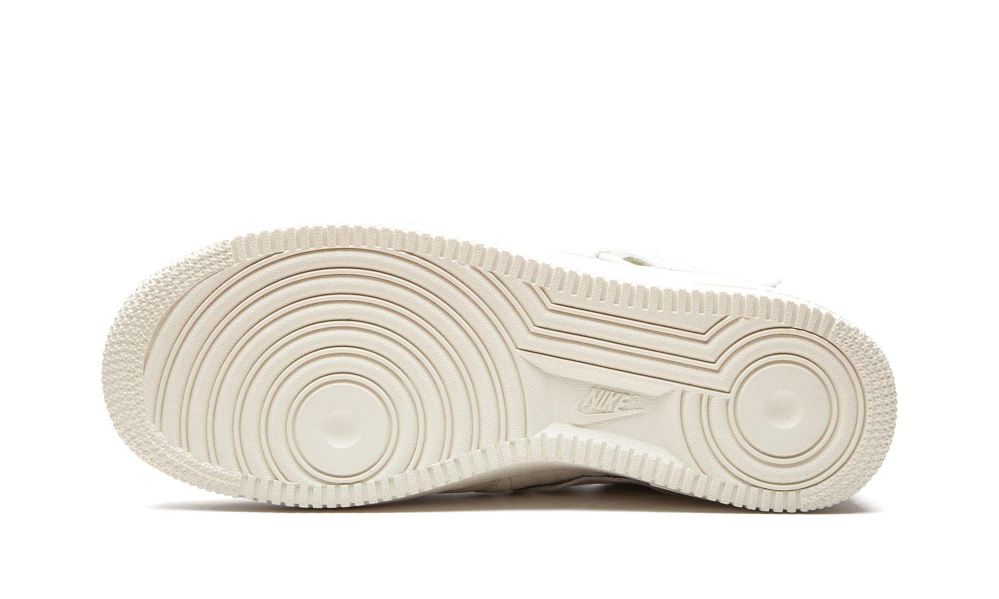 nike air force 1 mid comme des garcons white+DC3601-100+bottom view