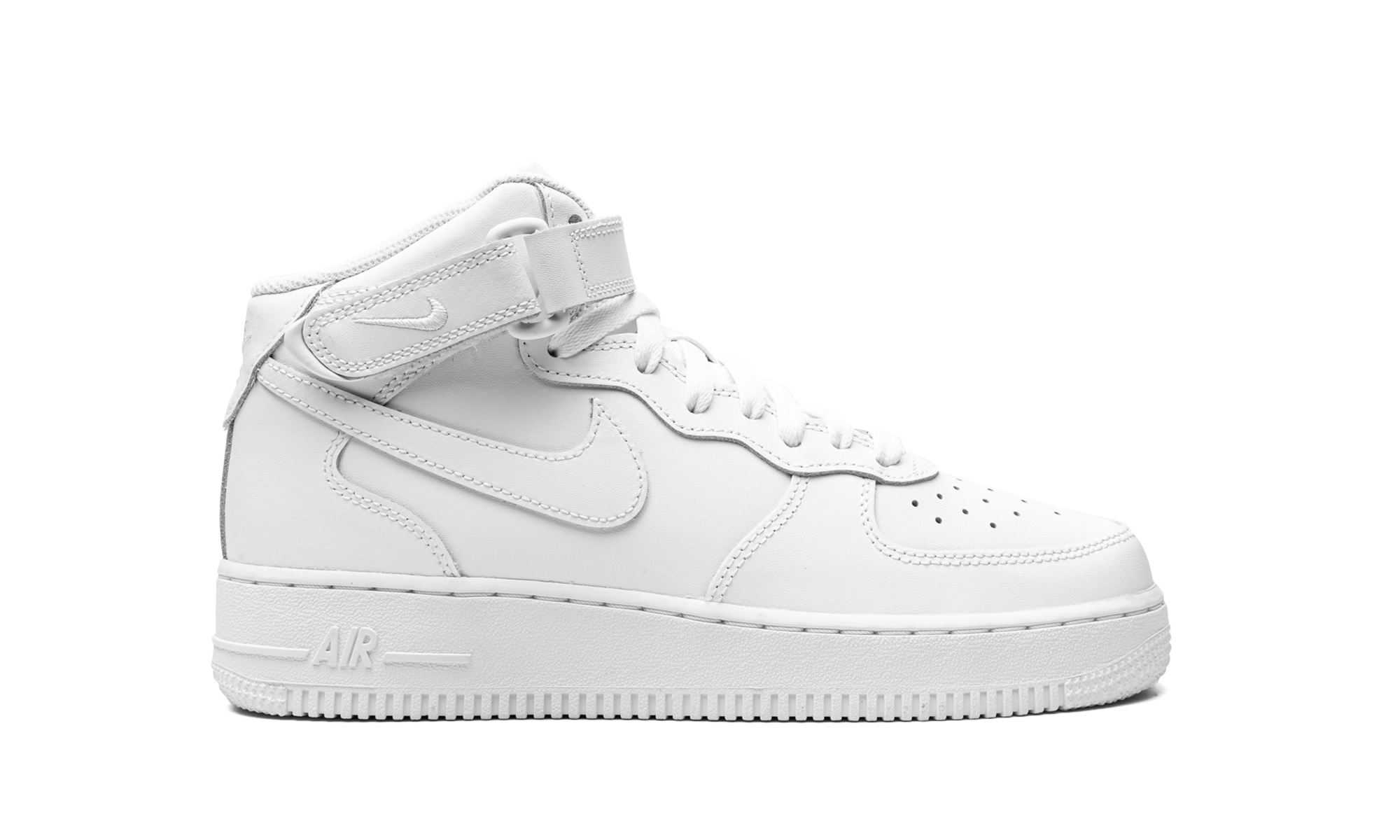 nike air force 1 mid le triple white gs+Dh2933-111+right view