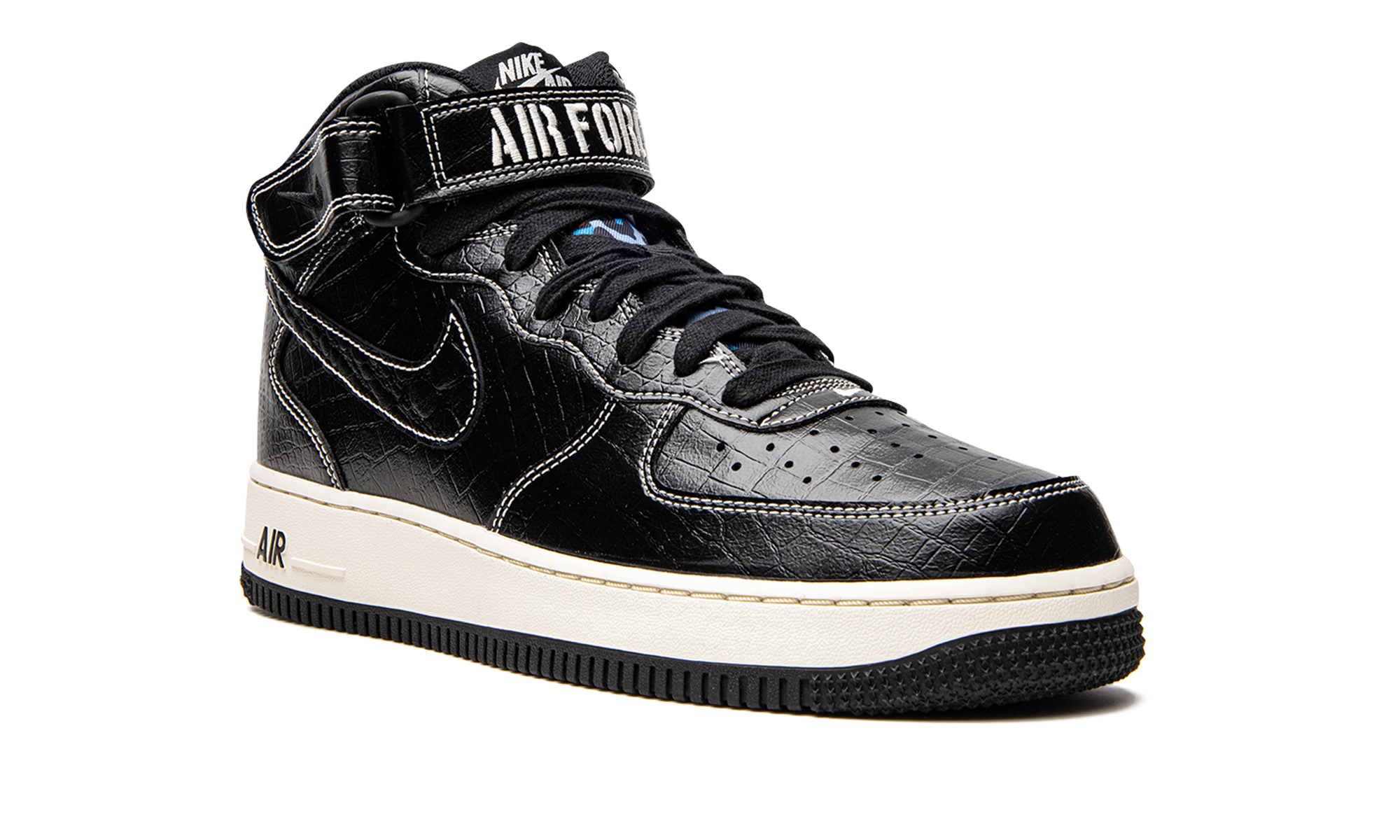 nike air force 1 mid lx our force 1+DV1029-010+diagnol right view