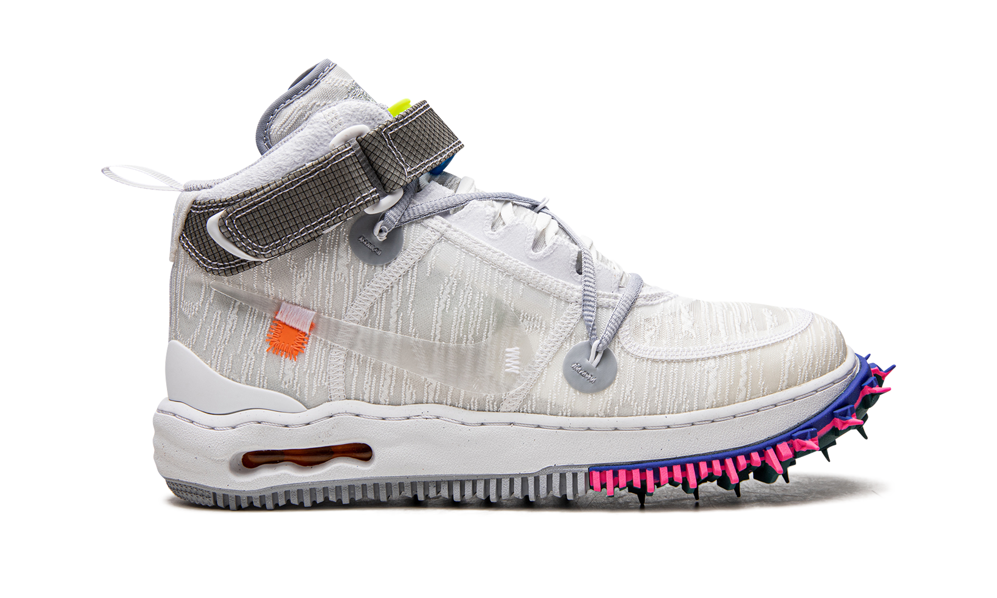 nike air force 1 mid off white white+DO6290-100+right view