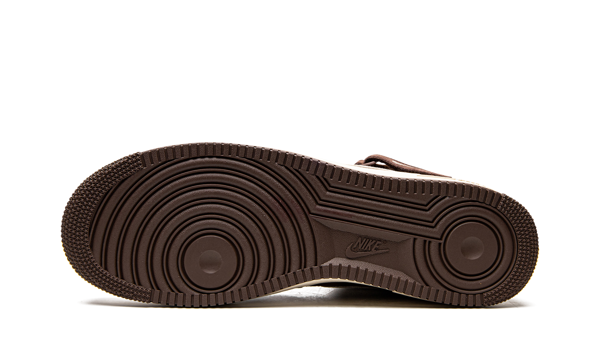 nike air force 1 mid qs chocolate+DM0107-200+bottom view
