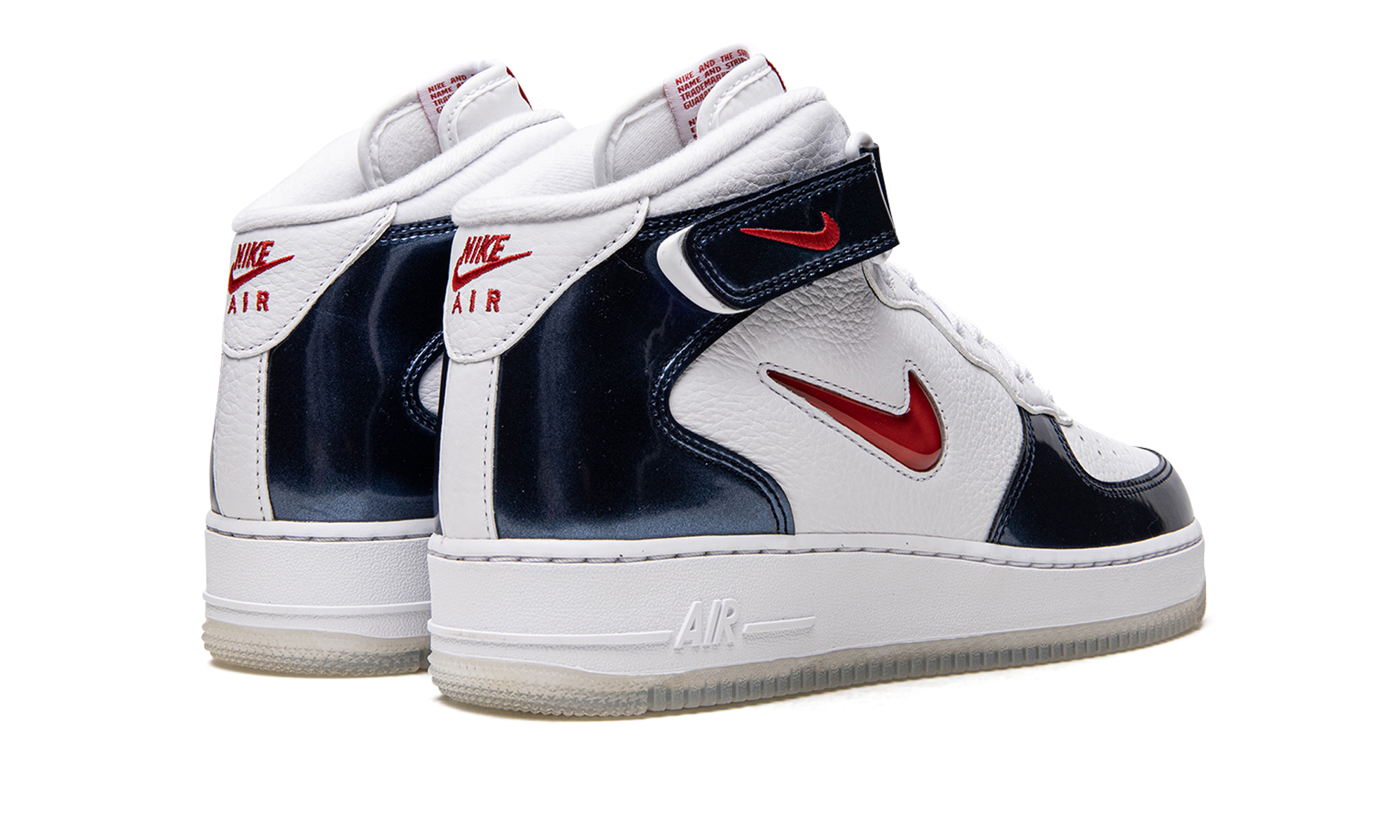 nike air force 1 mid qs independence day+DH5623-101+diagnol right behind view