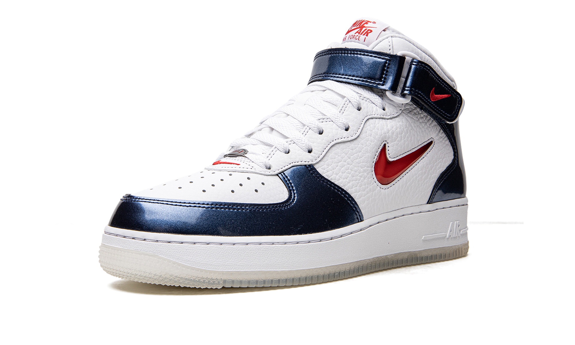 nike air force 1 mid qs independence day+DH5623-101+left diagnol single view