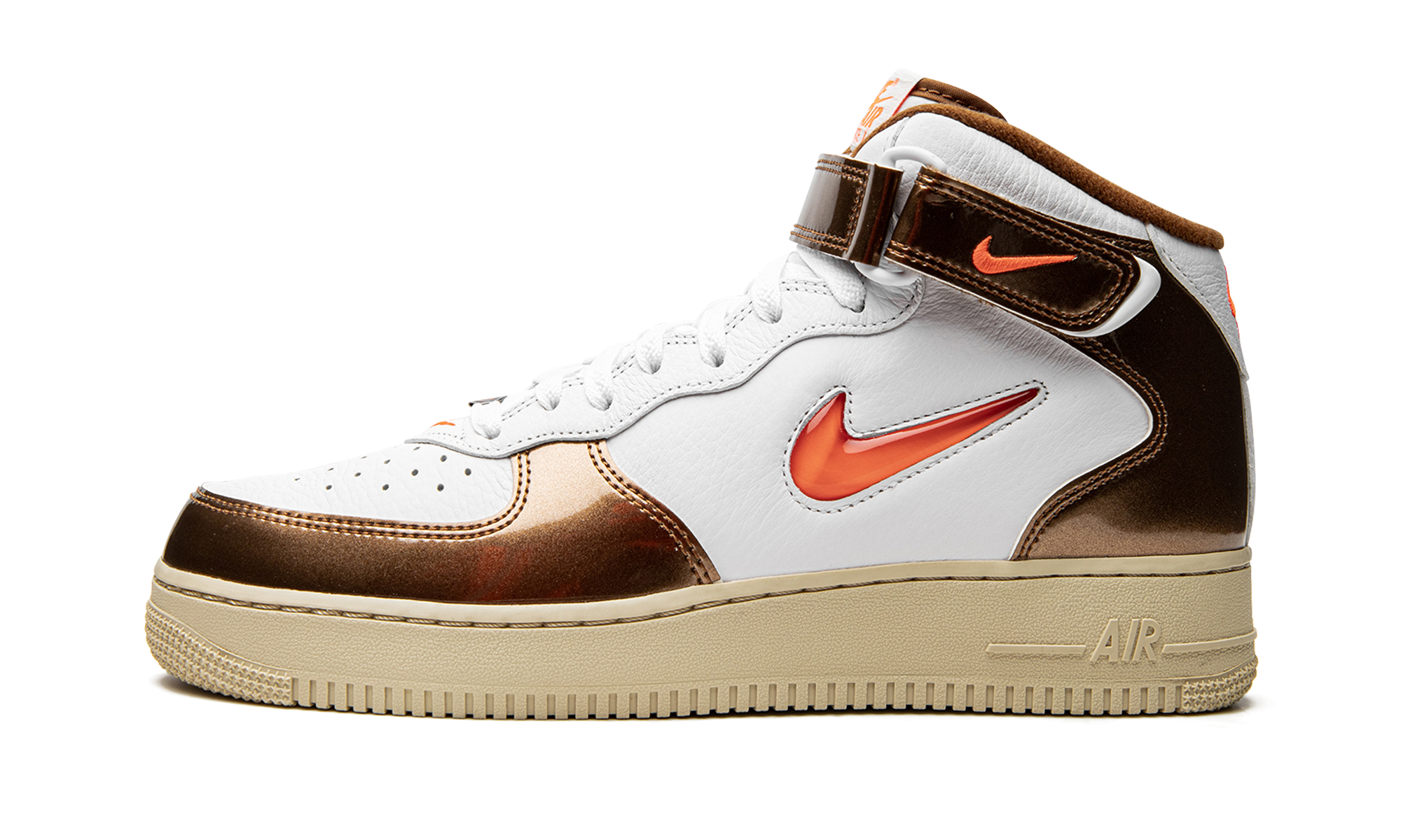 nike air force 1 mid qs jewel ale brown+DH5623-100+diagnol right view 1