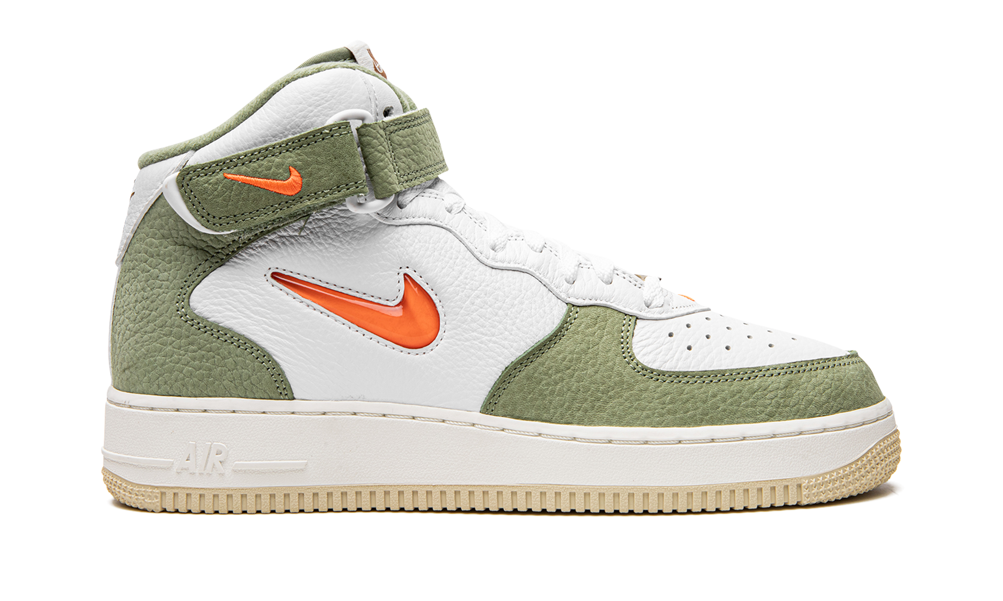 nike air force 1 mid qs jewel oil green+DQ3505-100+right view