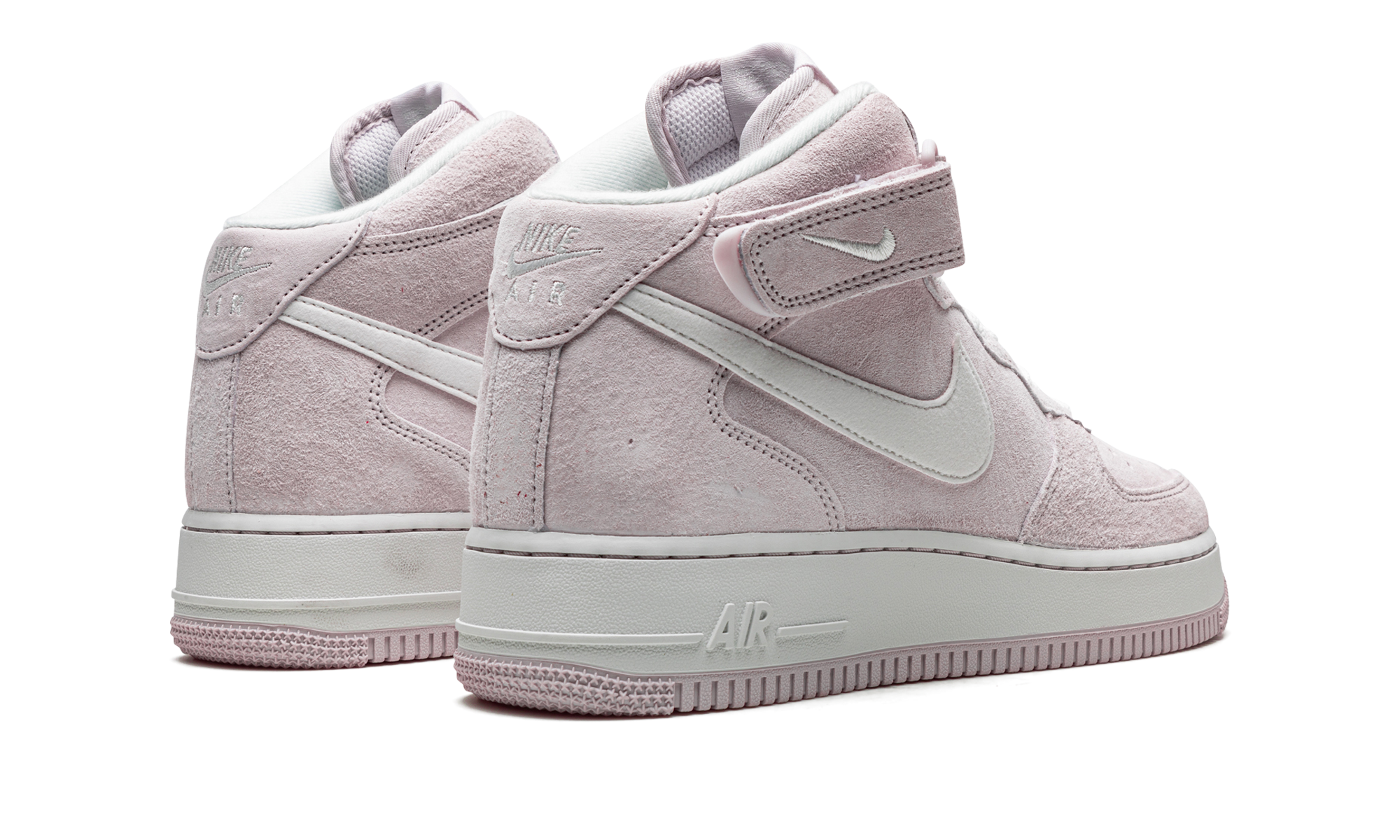 nike air force 1 mid qs venice+DM0107-500+diagnol right behind view