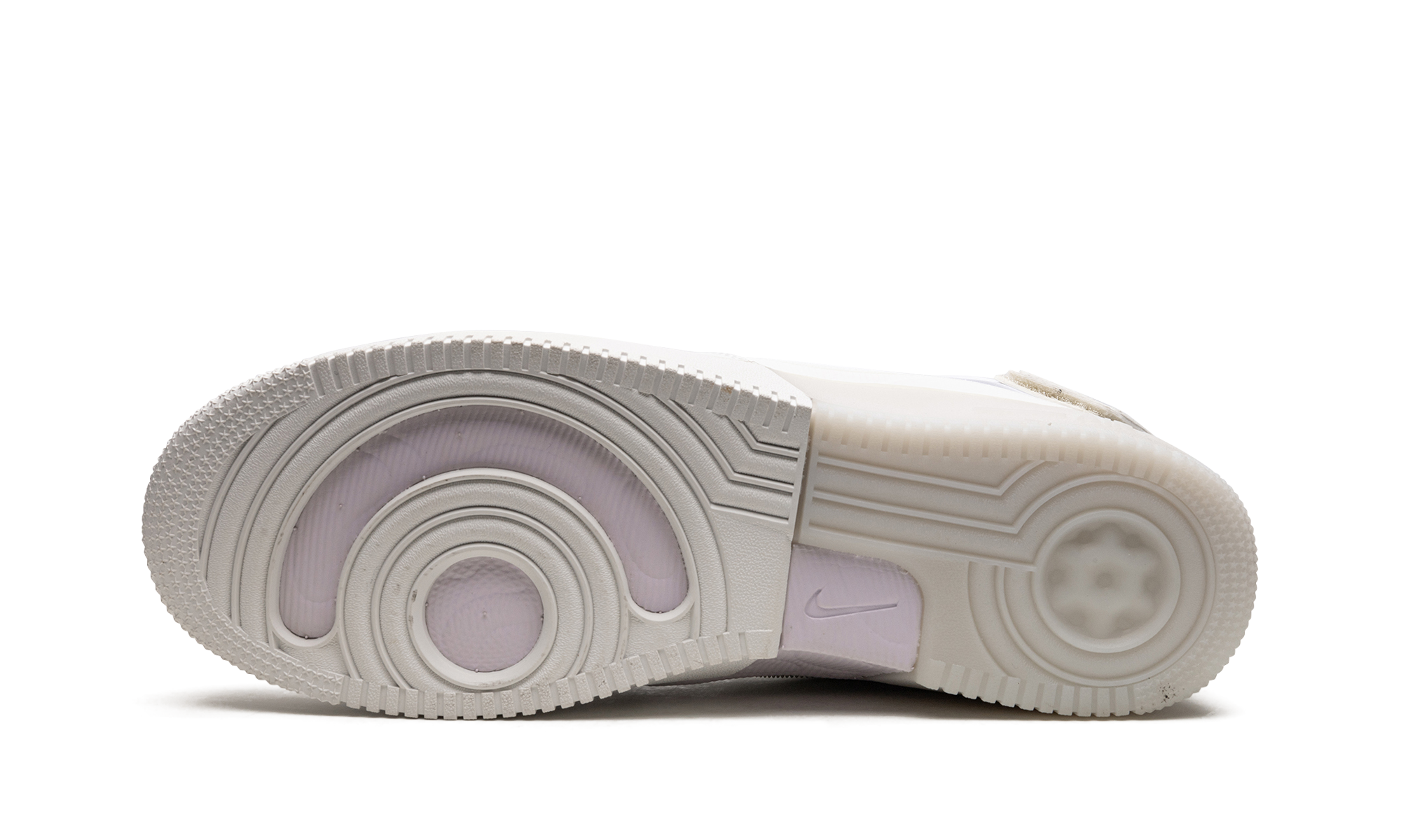 nike air force 1 mid react summit white+DQ1872-101+bottom view