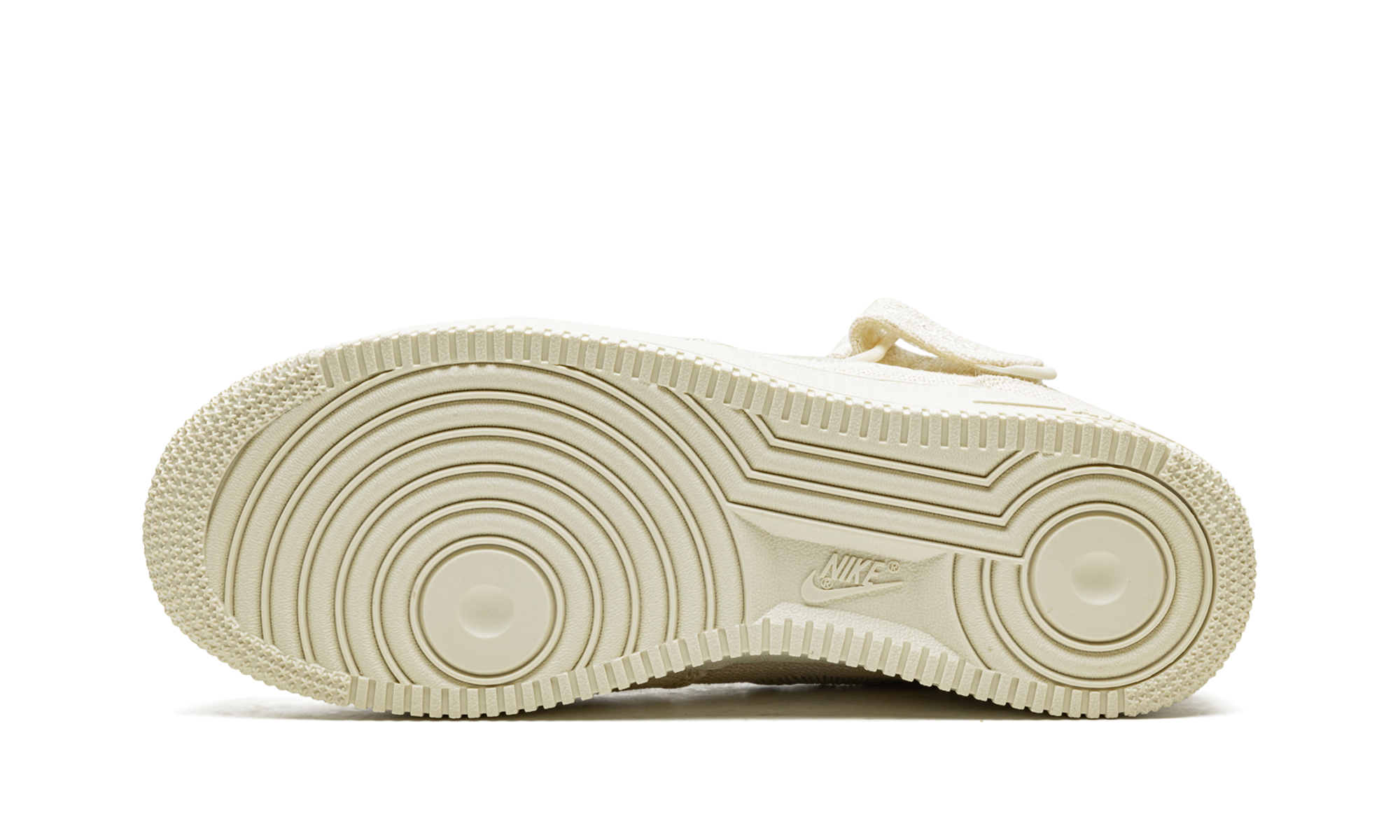 nike air force 1 mid stussy fossil+DJ7841-200+bottom view