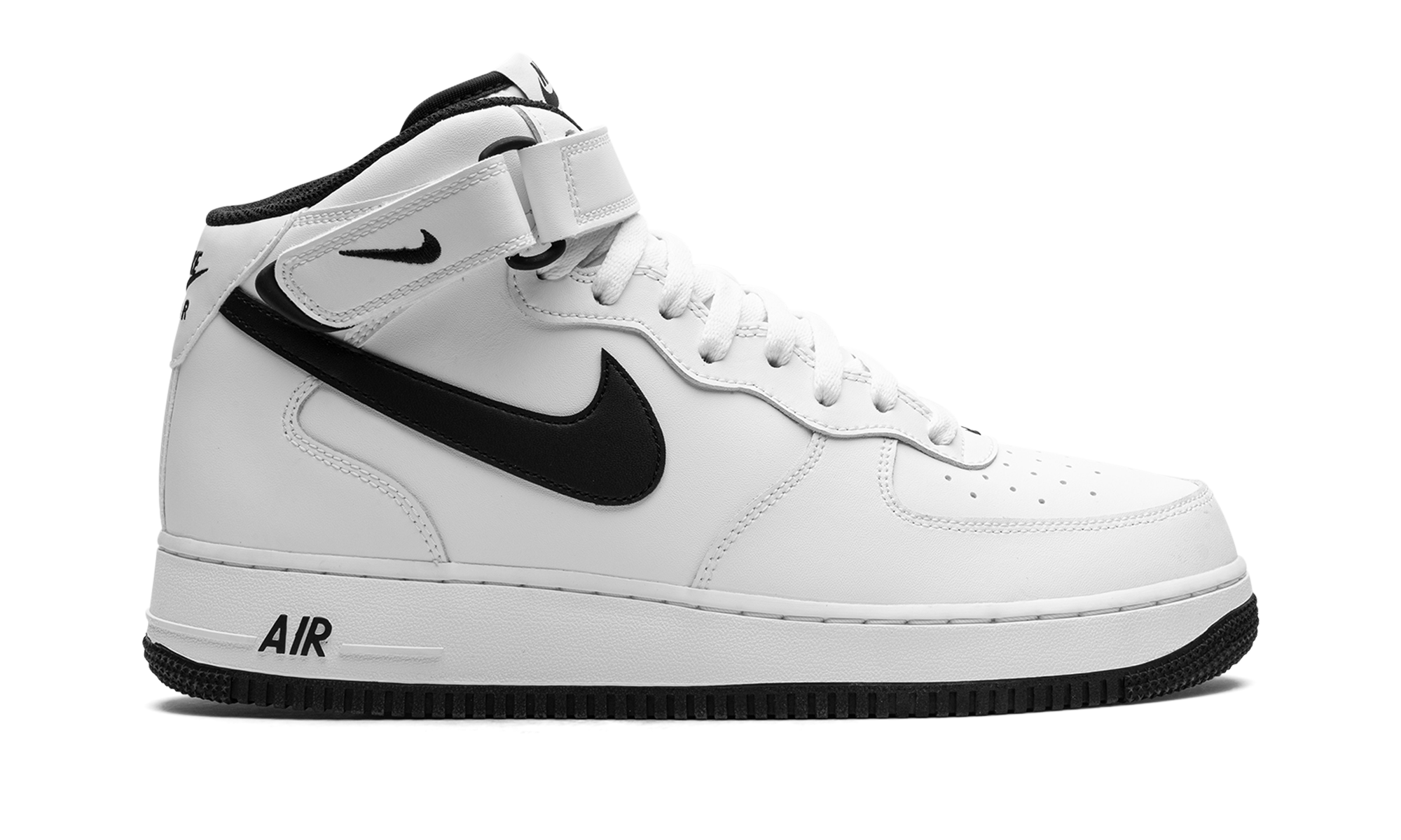 nike air force 1 mid white black 2023+DV0806-101+right view