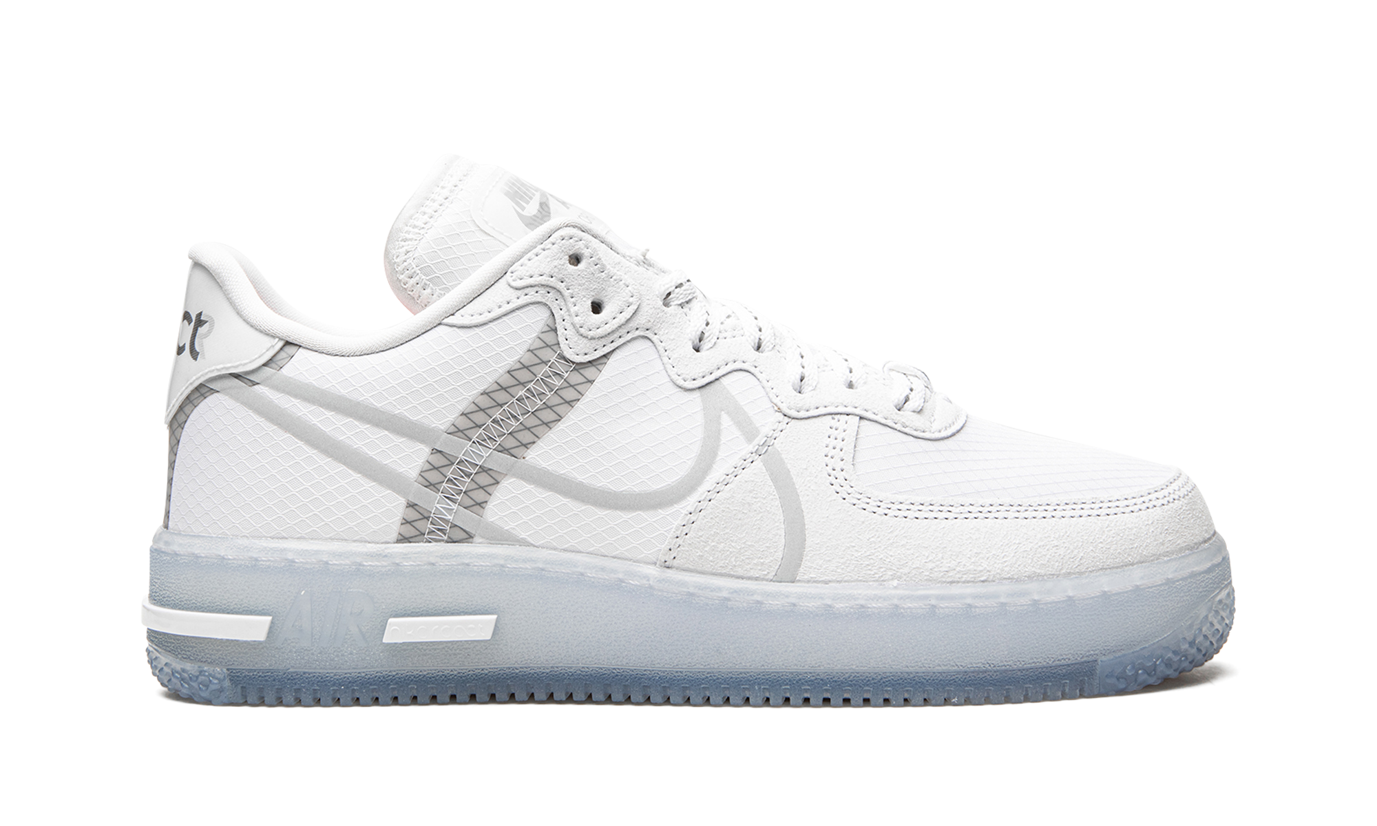 nike air force 1 react white light bone+CQ8879-100+right view