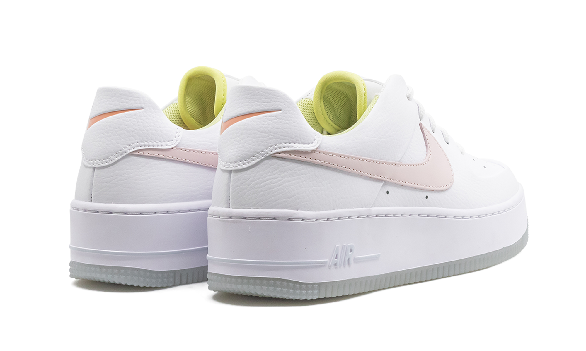 nike air force 1 sage low one of one women s+CW5566-100+diagnol right behind view
