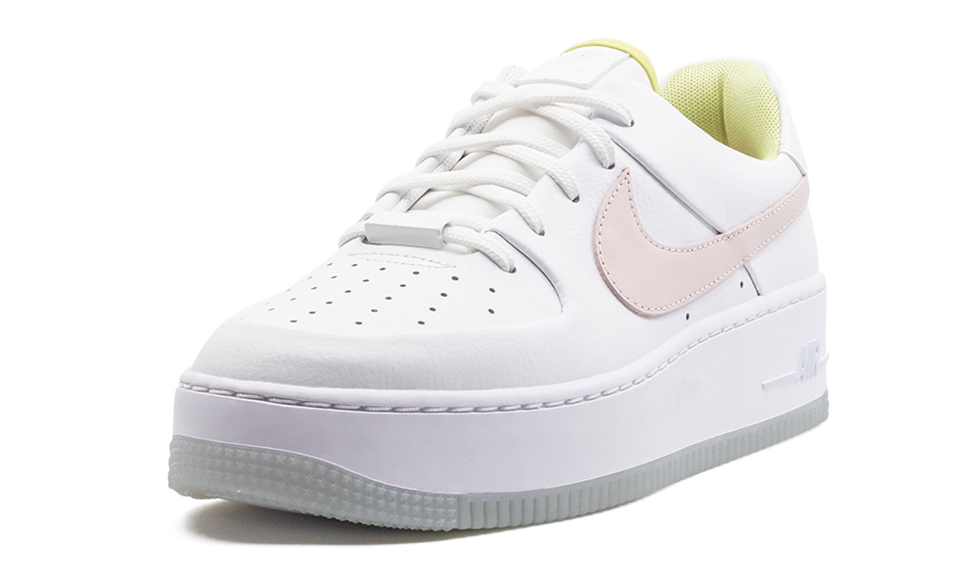 nike air force 1 sage low one of one women s+CW5566-100+left diagnol single view