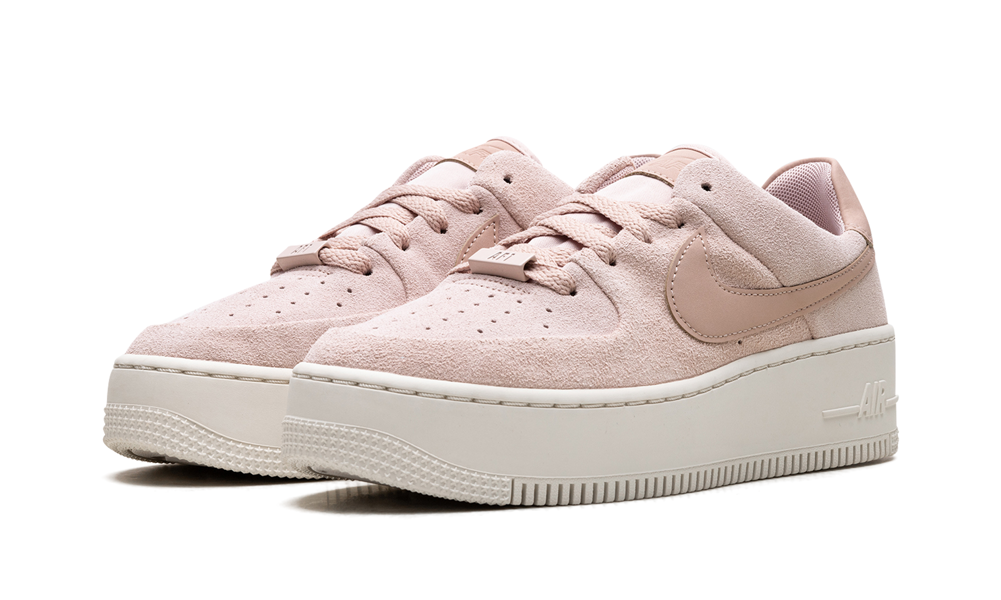nike air force 1 sage low particle beige women s+AR5339-201+diagnol left view