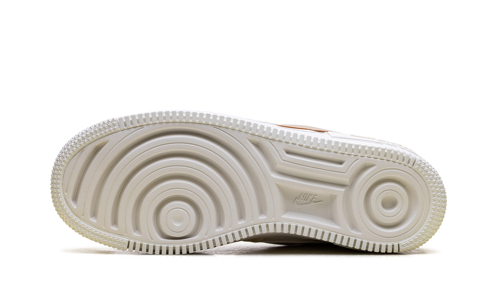 nike air force 1 shadow sail coconut milk metallic gold women s+DZ1847-108+bottom view