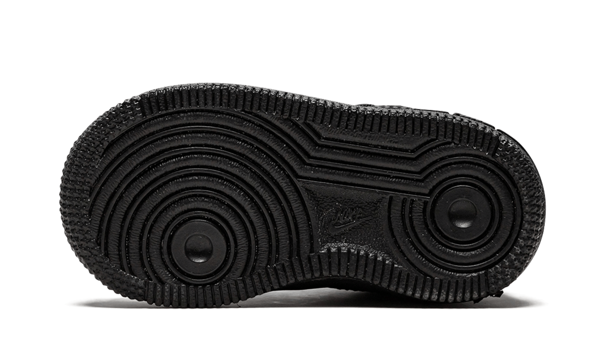 nike air force 1 triple black td+314194-009+bottom view