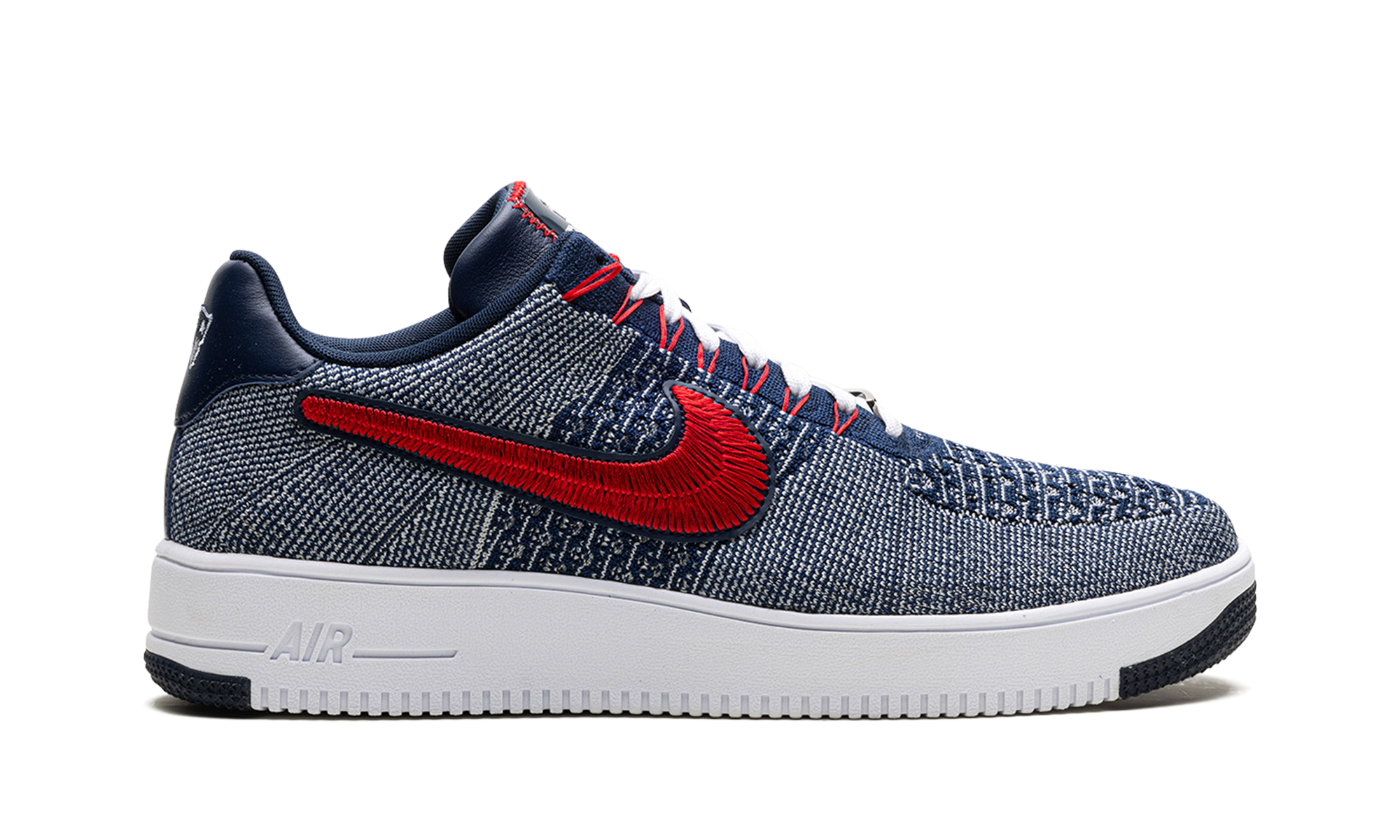 nike air force 1 ultra flyknit low patriots robert kraft wolf grey+FV4079-012+right view