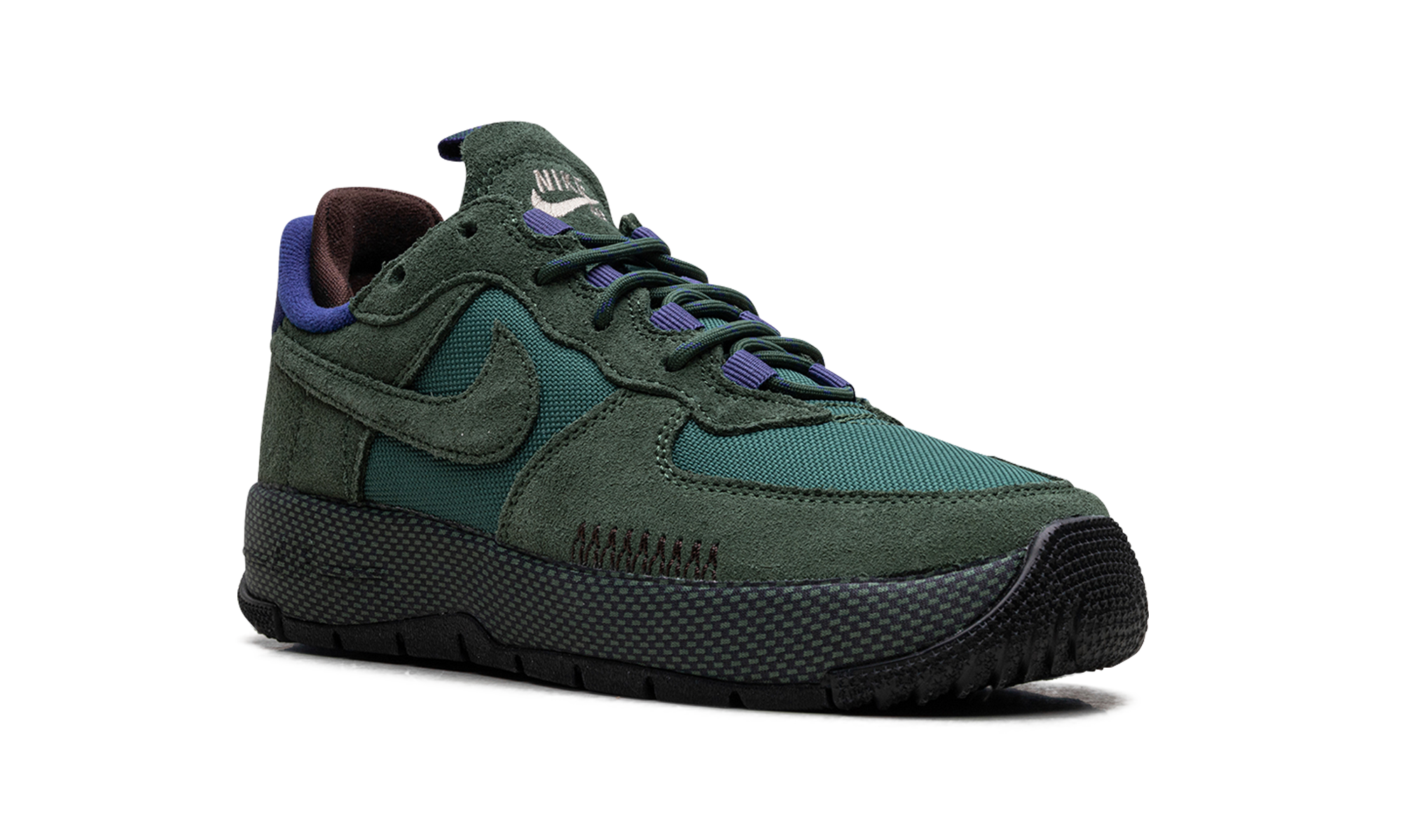 nike air force 1 wild low fir women s+FB2348-300+diagnol right view