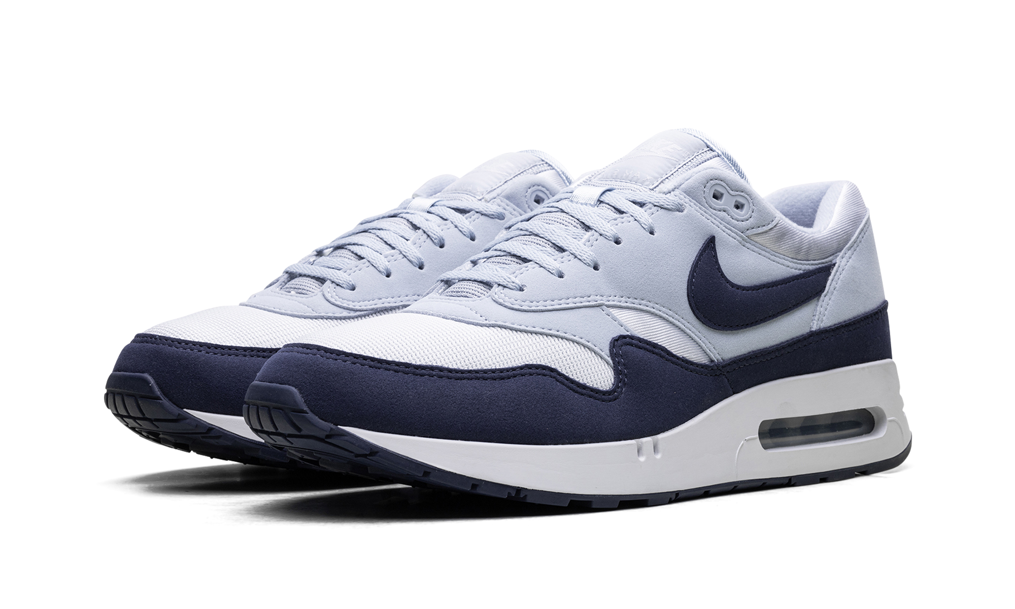 nike air max 1 86 og big bubble light armory blue+FJ8314-001+diagnol left view