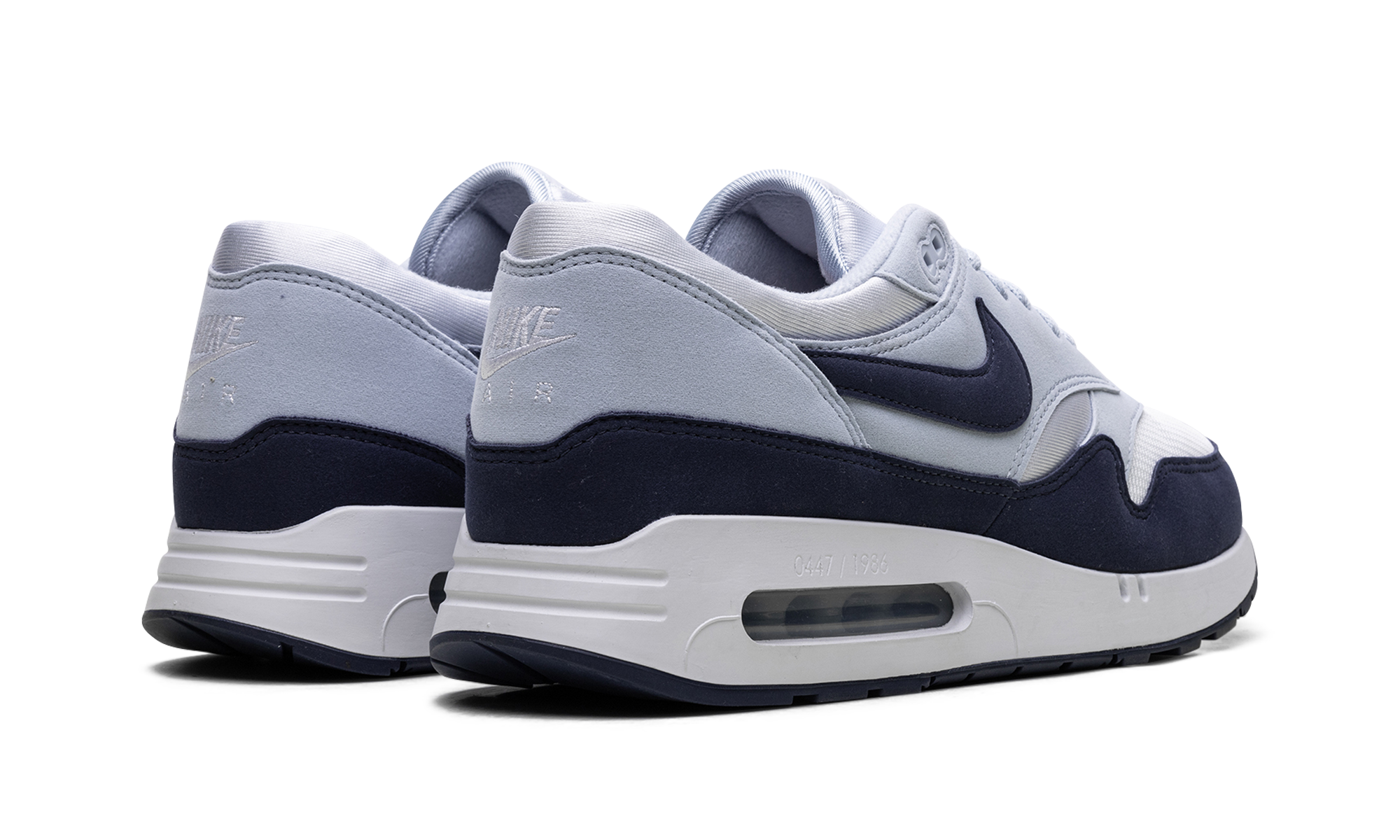 nike air max 1 86 og big bubble light armory blue+FJ8314-001+diagnol right behind view