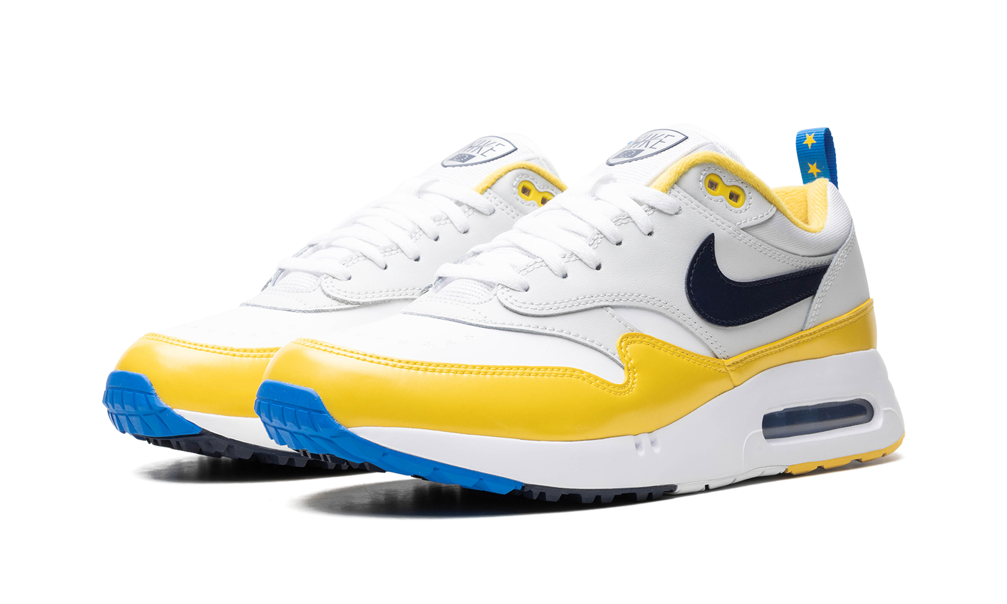 nike air max 1 86 og golf nrg ryder solheim cup eu 2023+FN8075-101+diagnol left view