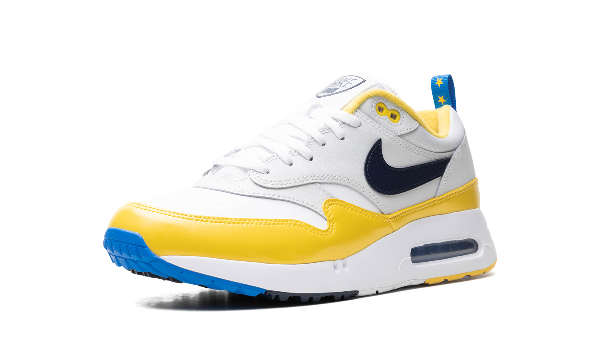 nike air max 1 86 og golf nrg ryder solheim cup eu 2023+FN8075-101+left diagnol single view