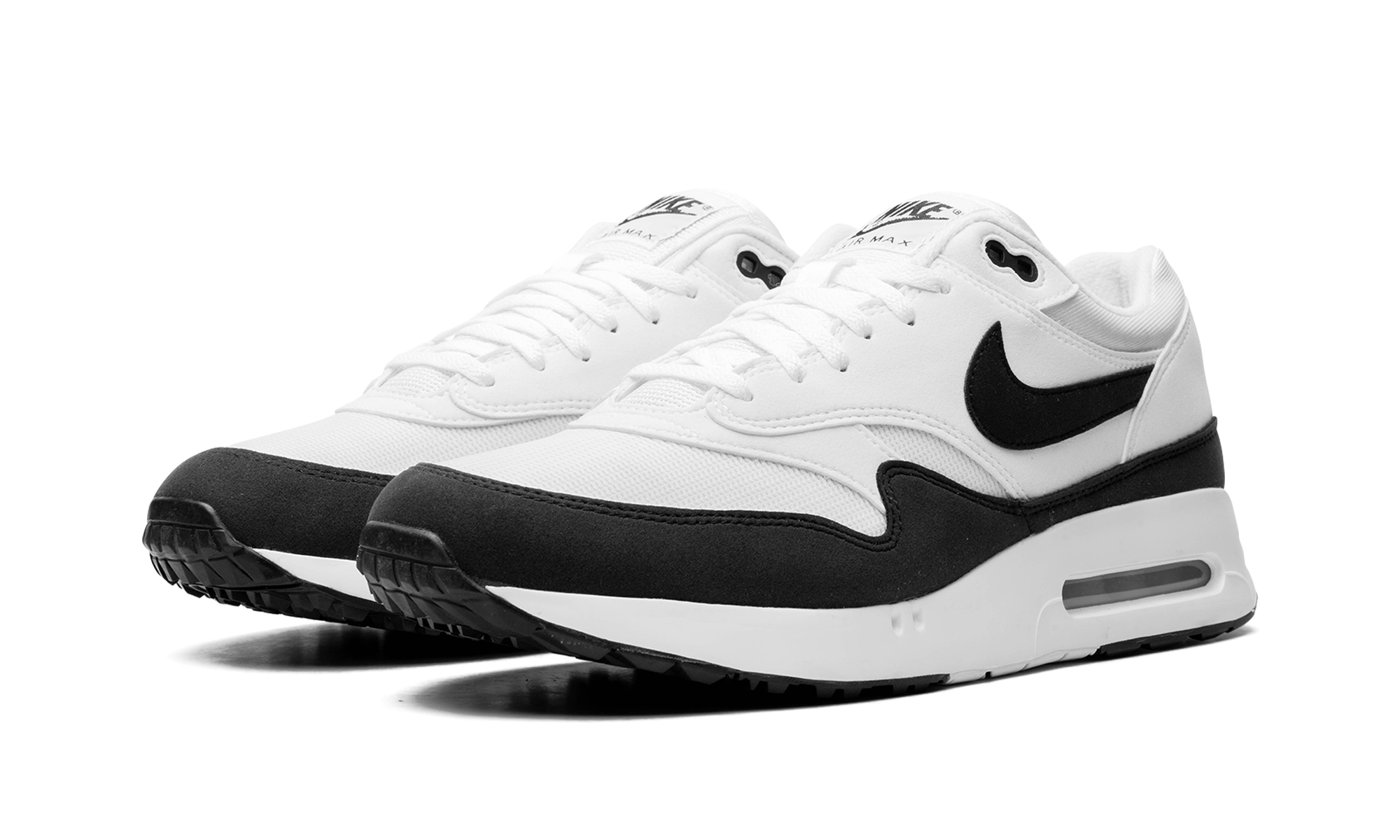 nike air max 1 86 og golf white black+DV1403-110+diagnol left view