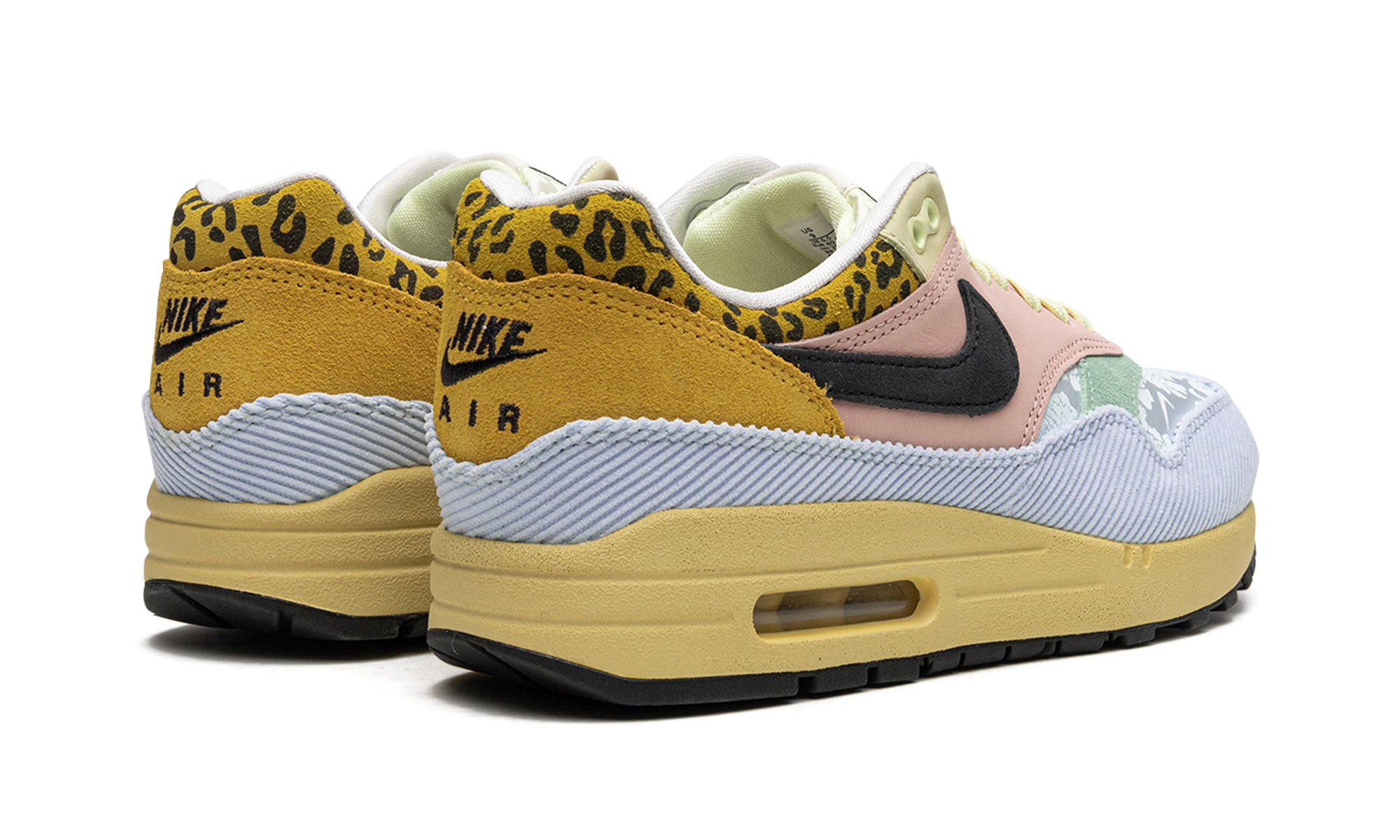 nike air max 1 87 great indoors corduroy women s+FJ4605-441+diagnol right behind view